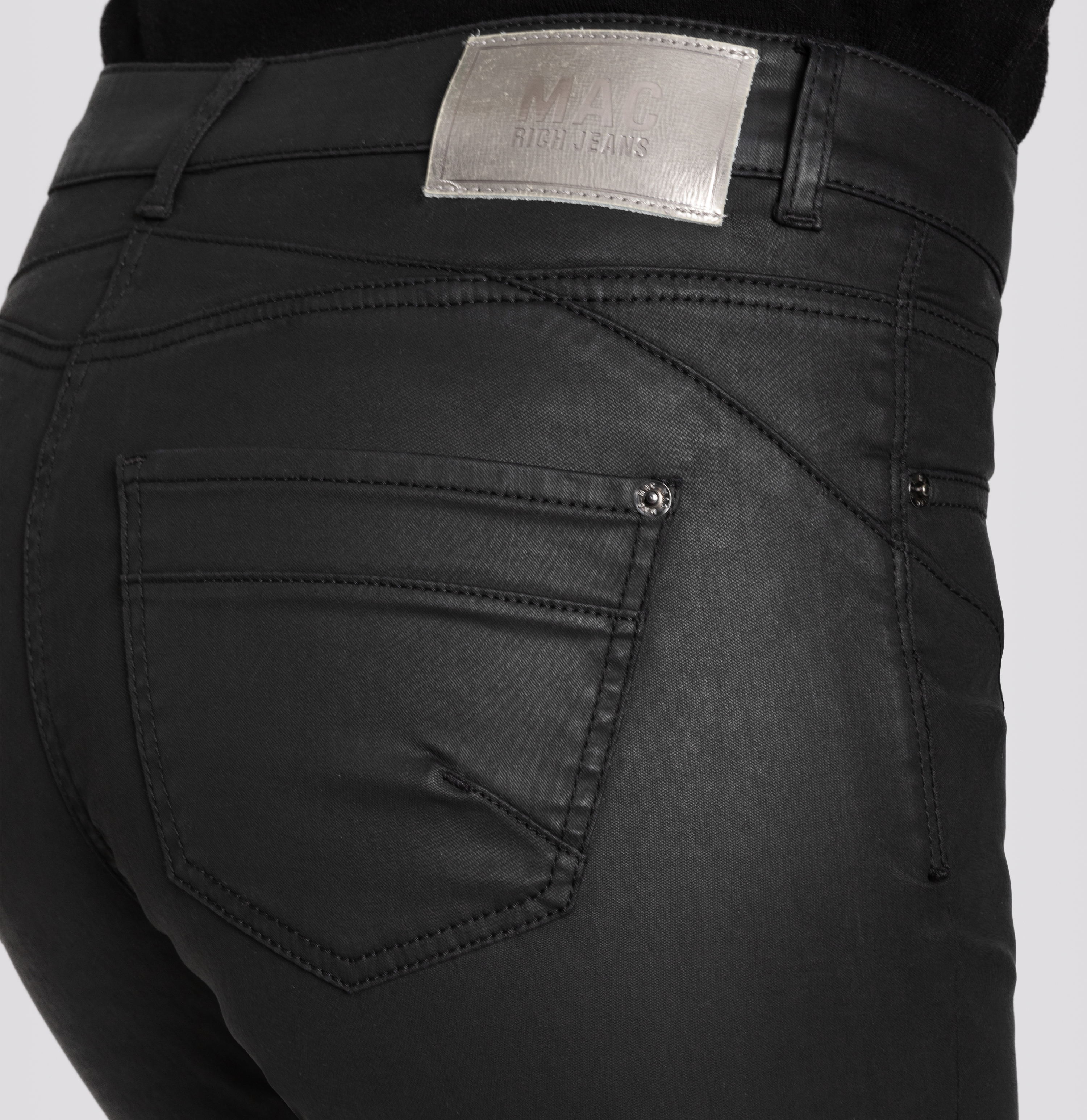 MAC JEANS - RICH SLIM, Coated cotton tencel MAC JEANS - RICH SLIM, Coated cotton tencel