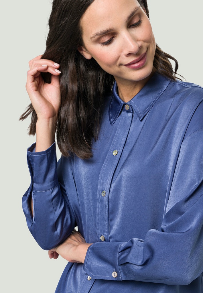 Satinbluse