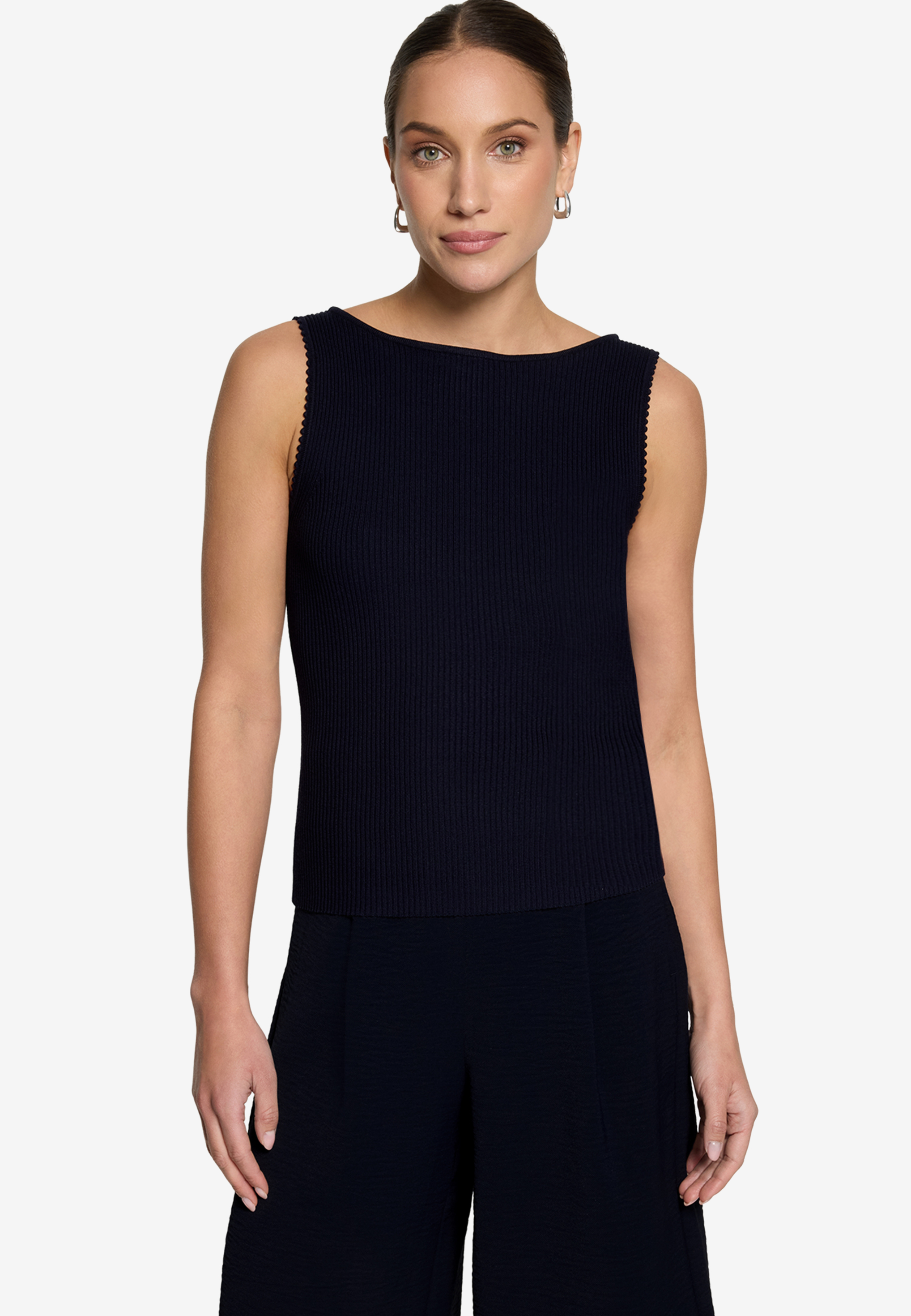 Stricktop  mit U-Boot Ausschnitt