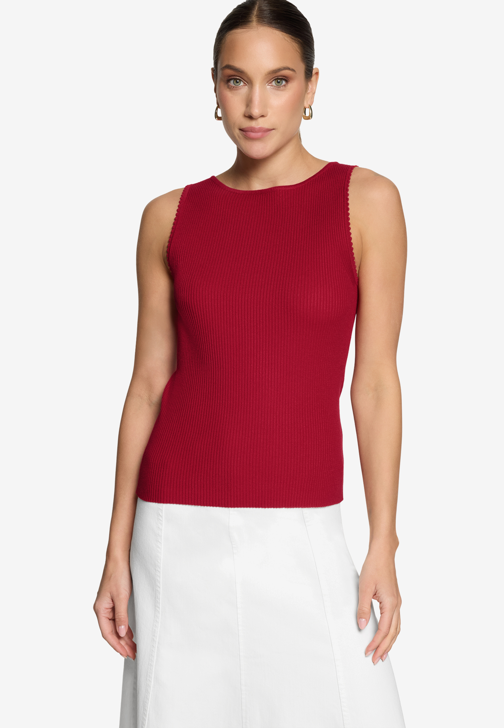 Stricktop  mit U-Boot Ausschnitt
