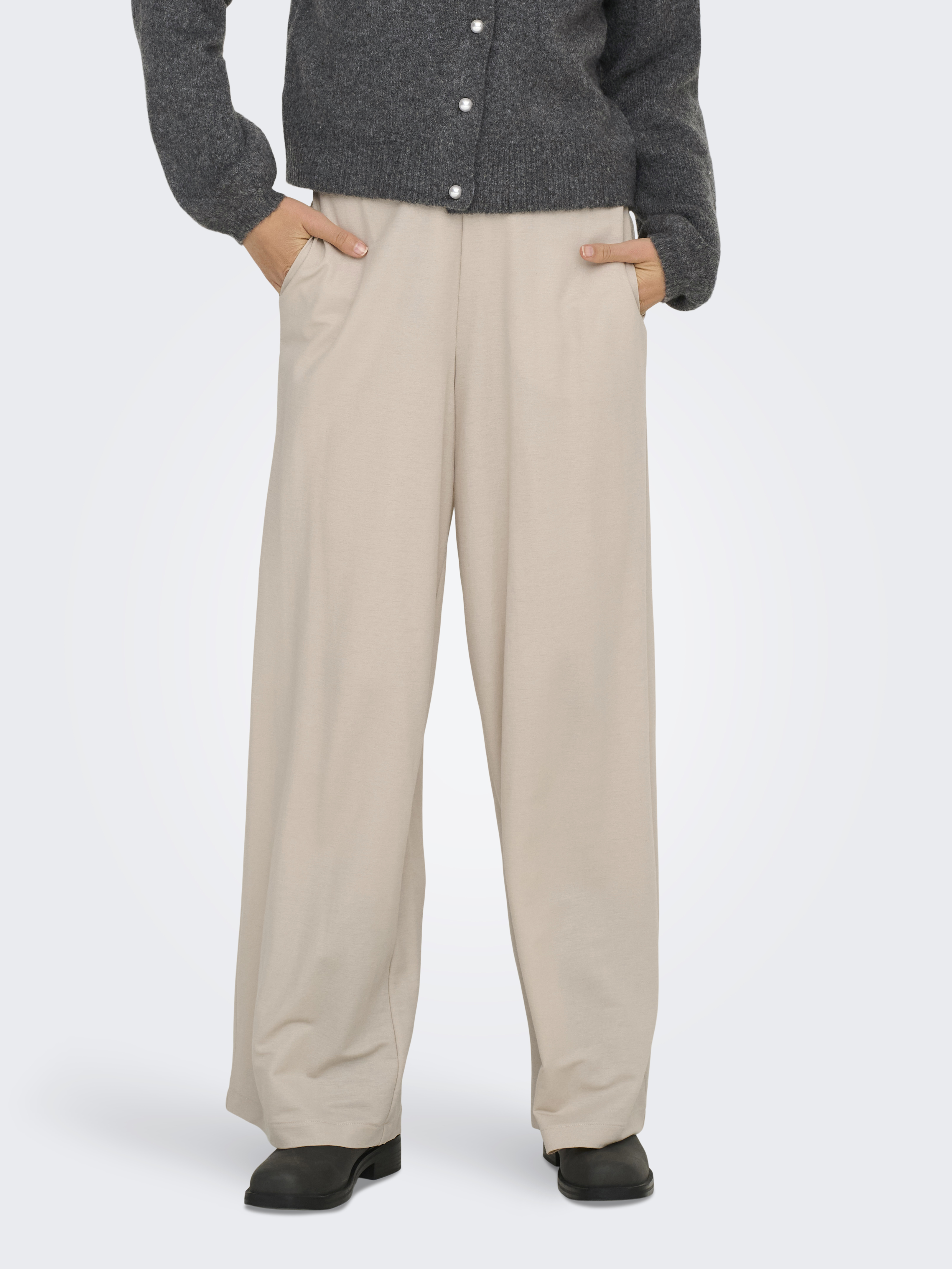 ONLSAKURA LOOSE PULL UP PANTS WVN