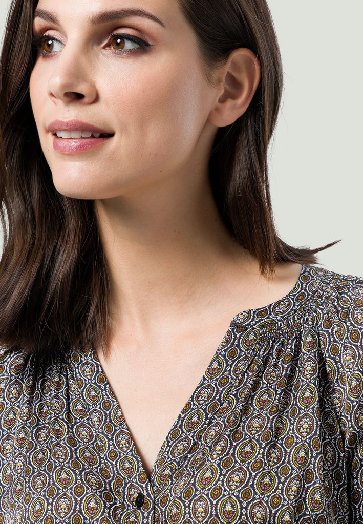 Bluse mit Druck