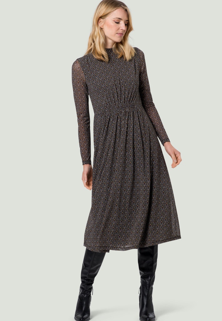 Midikleid mit Motivprint