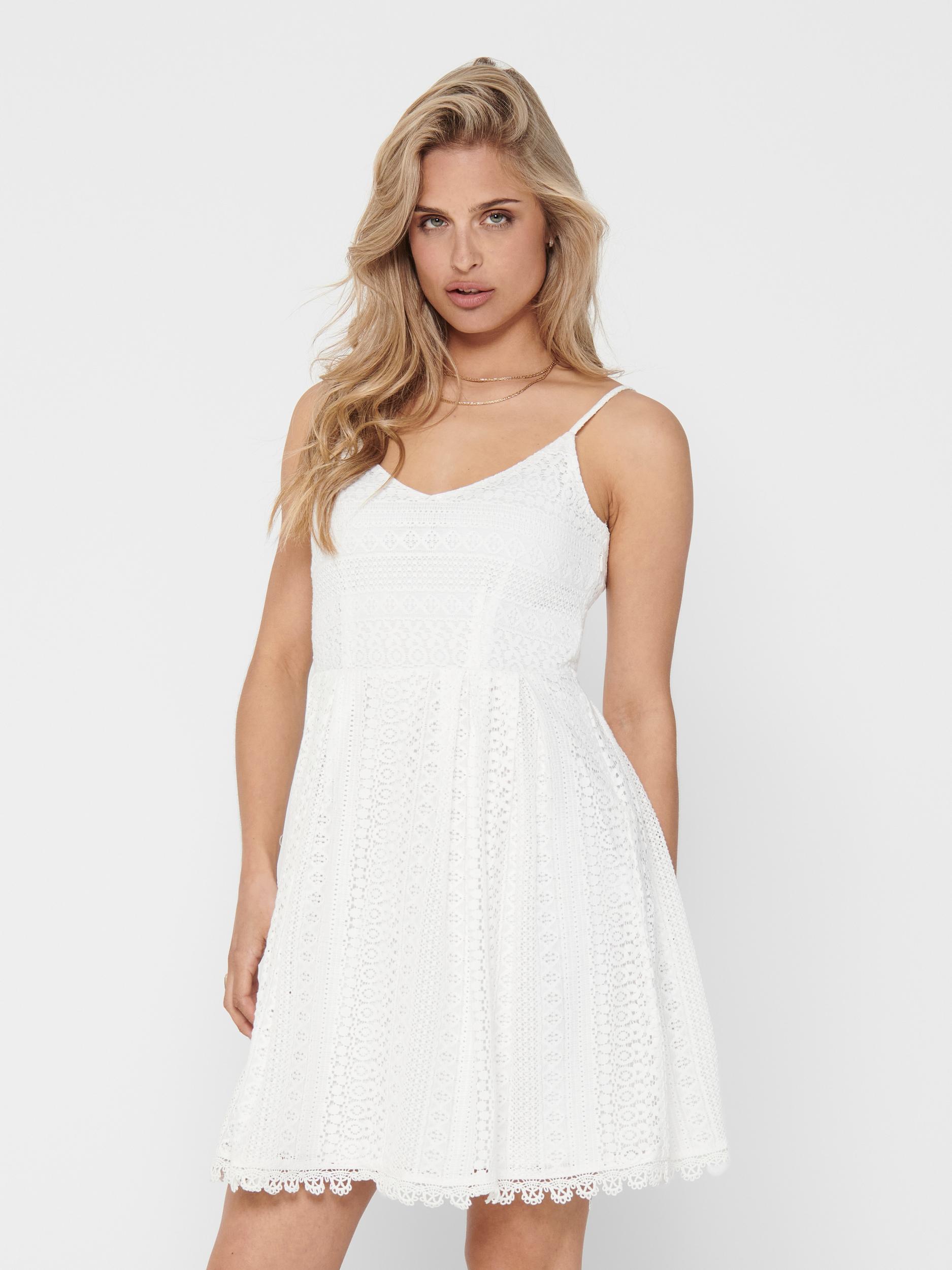 ONLHELENA LACE S/L SHORT DRESS NOOS WVN