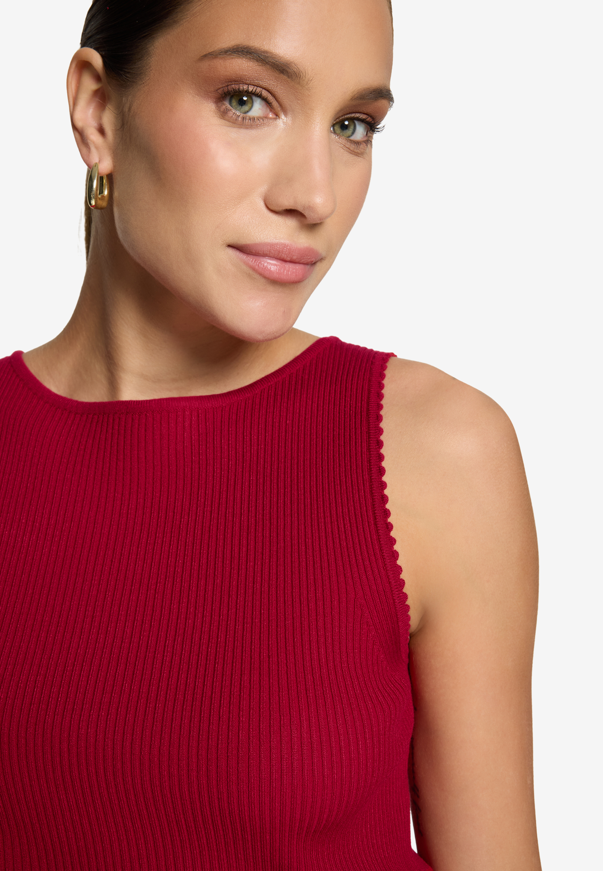 Stricktop  mit U-Boot Ausschnitt