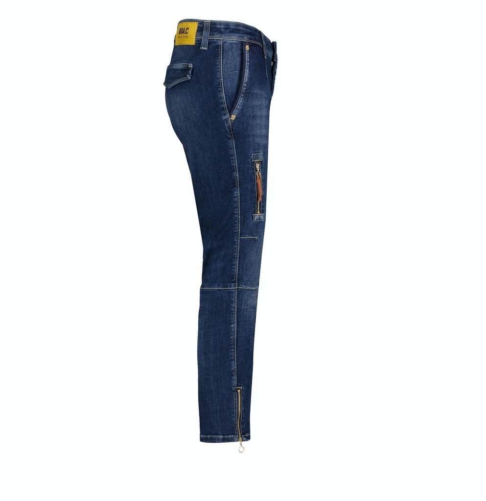 MAC JEANS - RICH cargo denim, Light authentic denim