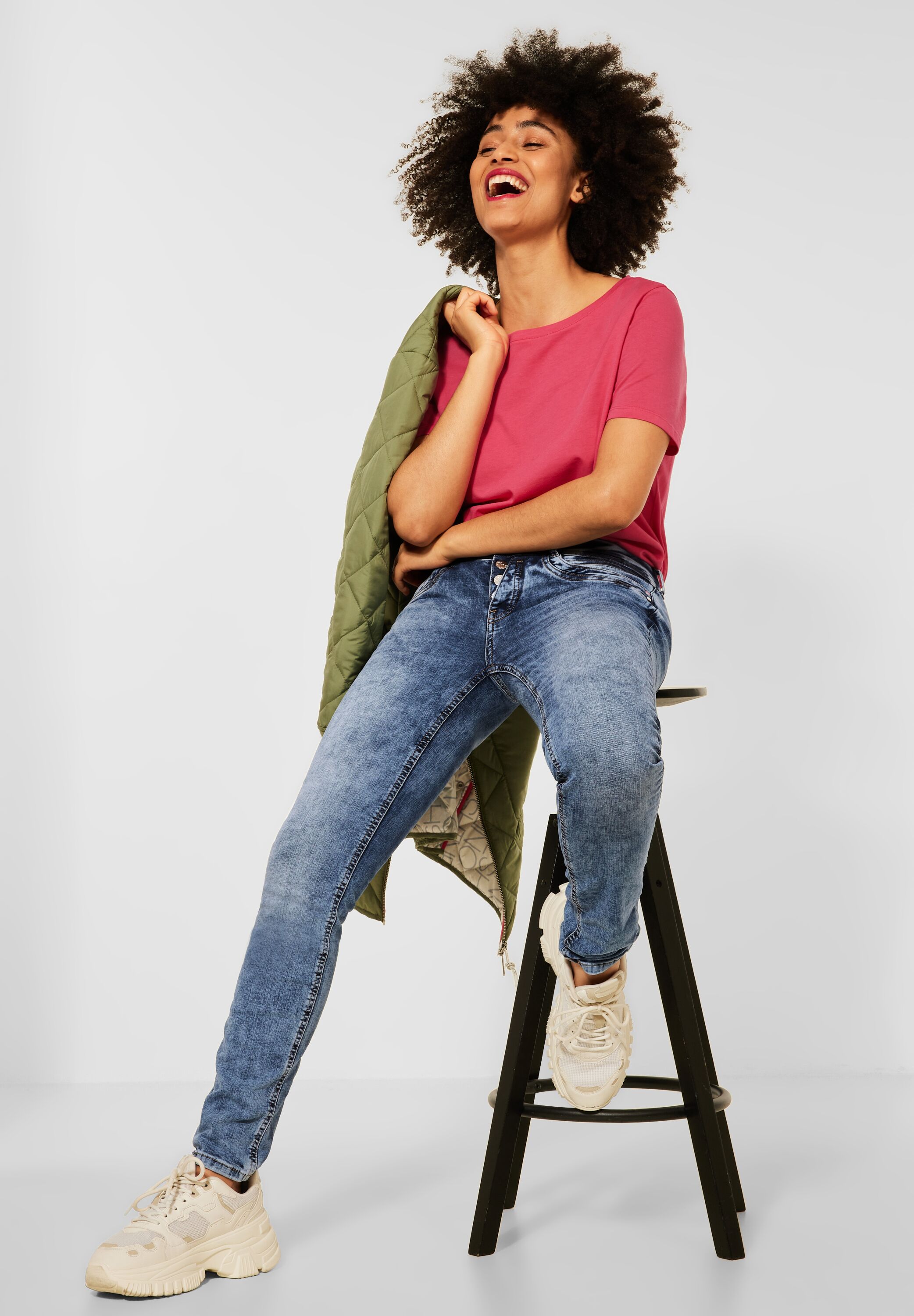 Blaue Casual Fit Jeans