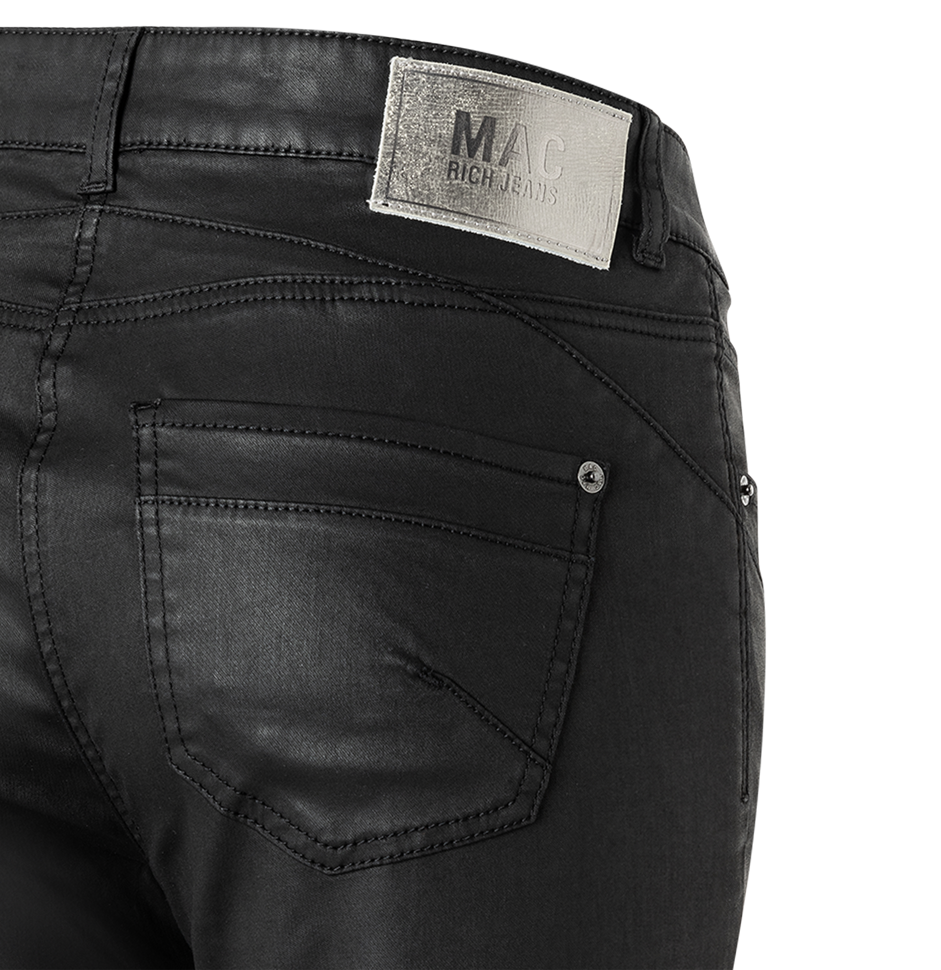 MAC JEANS - RICH SLIM, Coated cotton tencel MAC JEANS - RICH SLIM, Coated cotton tencel