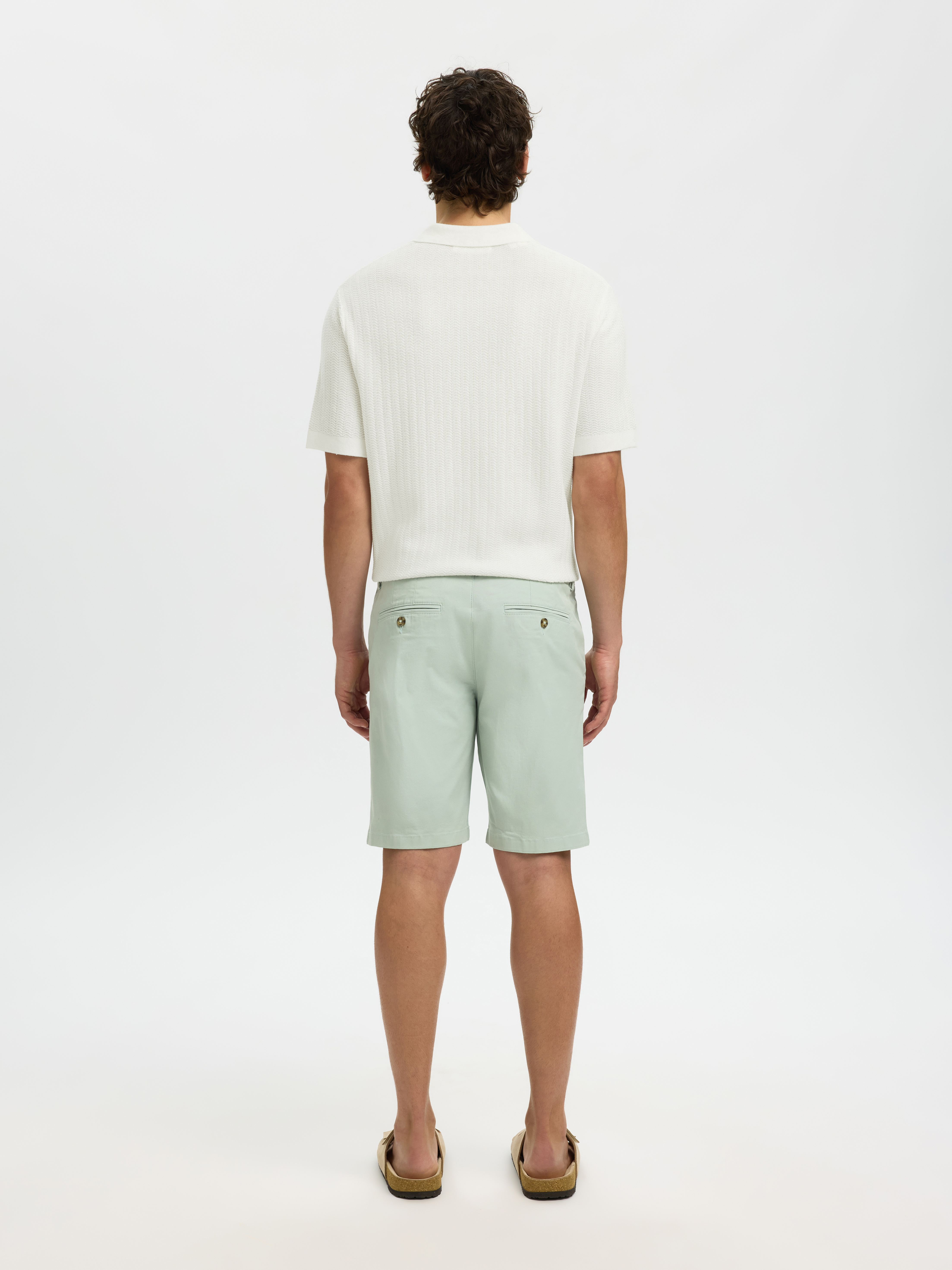 SLMCRAN SS KNIT STRUCTURE ZIP POLO NOOS