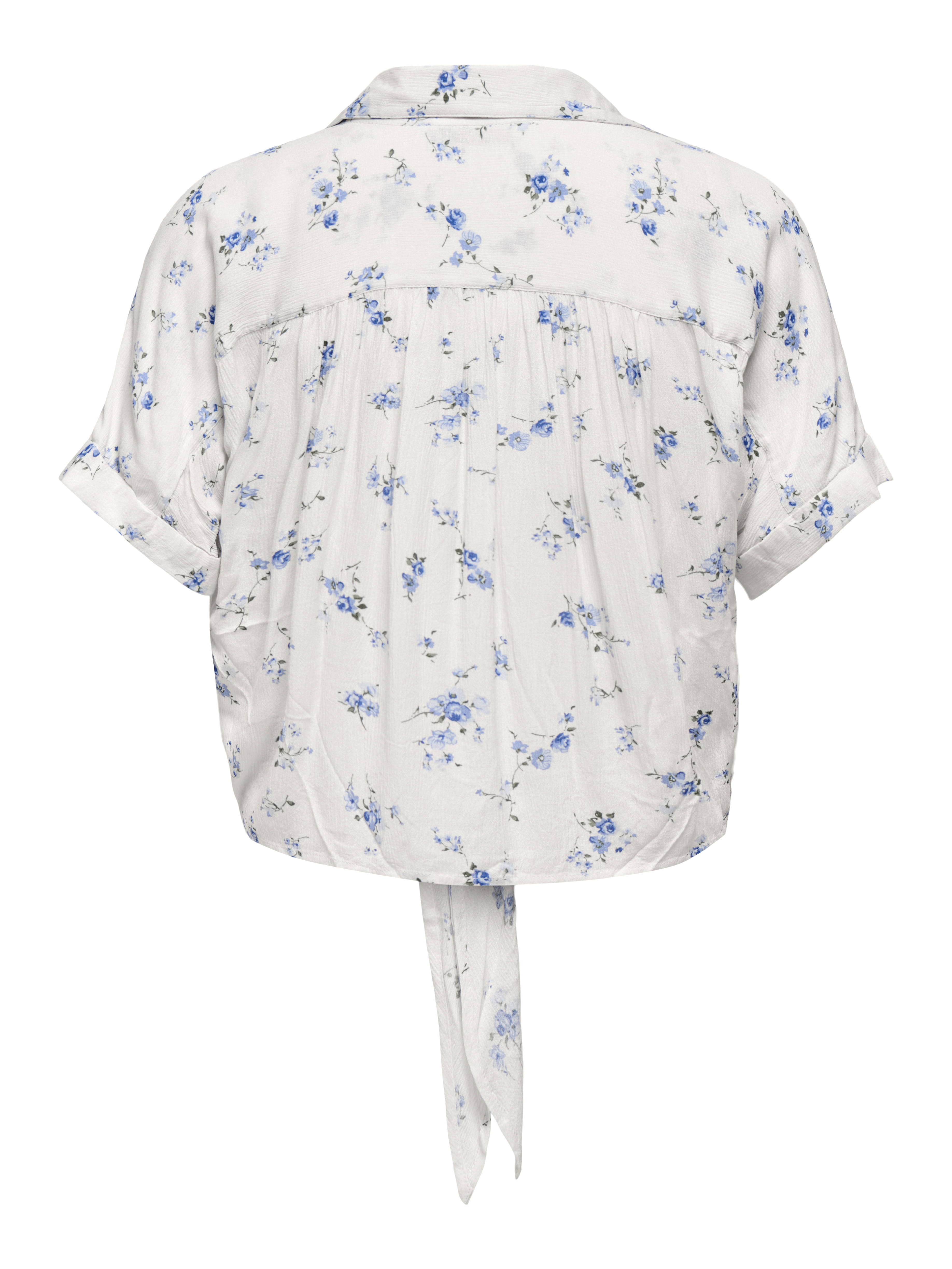 ONLPAULA LIFE S/S TIE SHIRT WVN NOOS