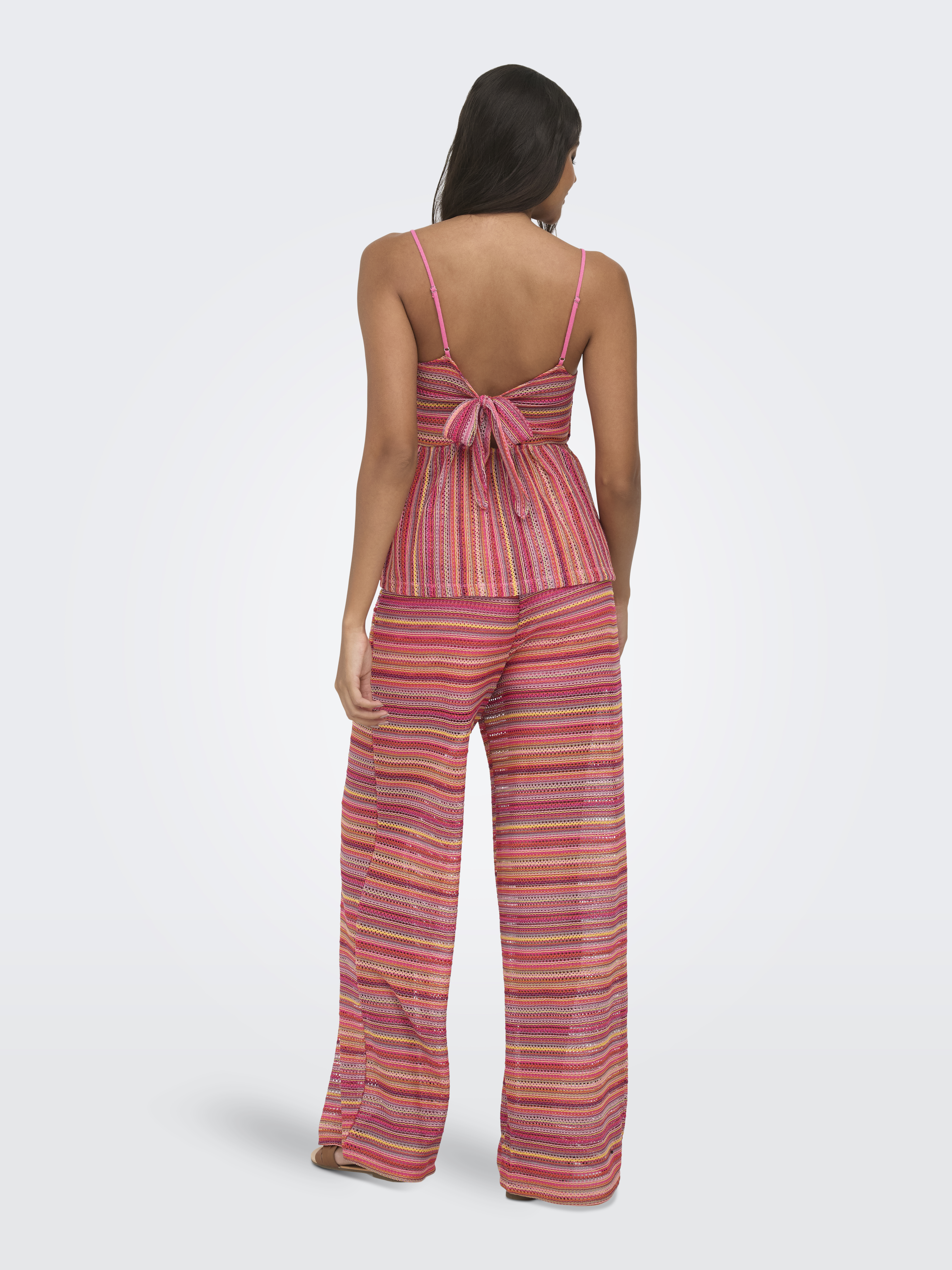 ONLSANDY WIDE TIE STRING PANTS JRS
