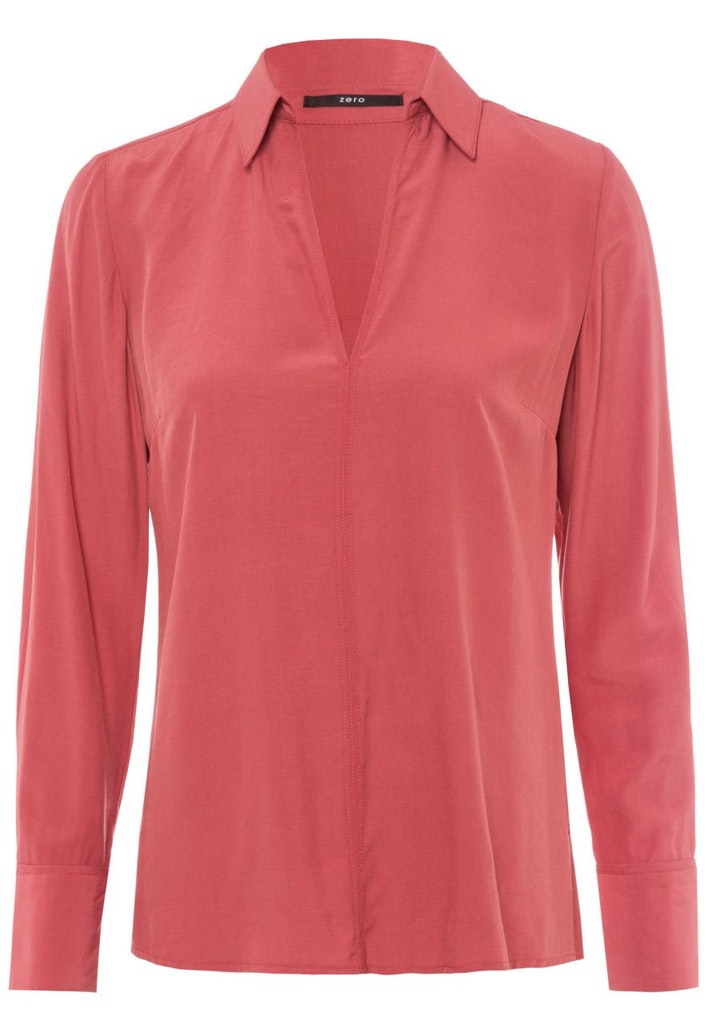 Bluse mit V-Ausschnitt