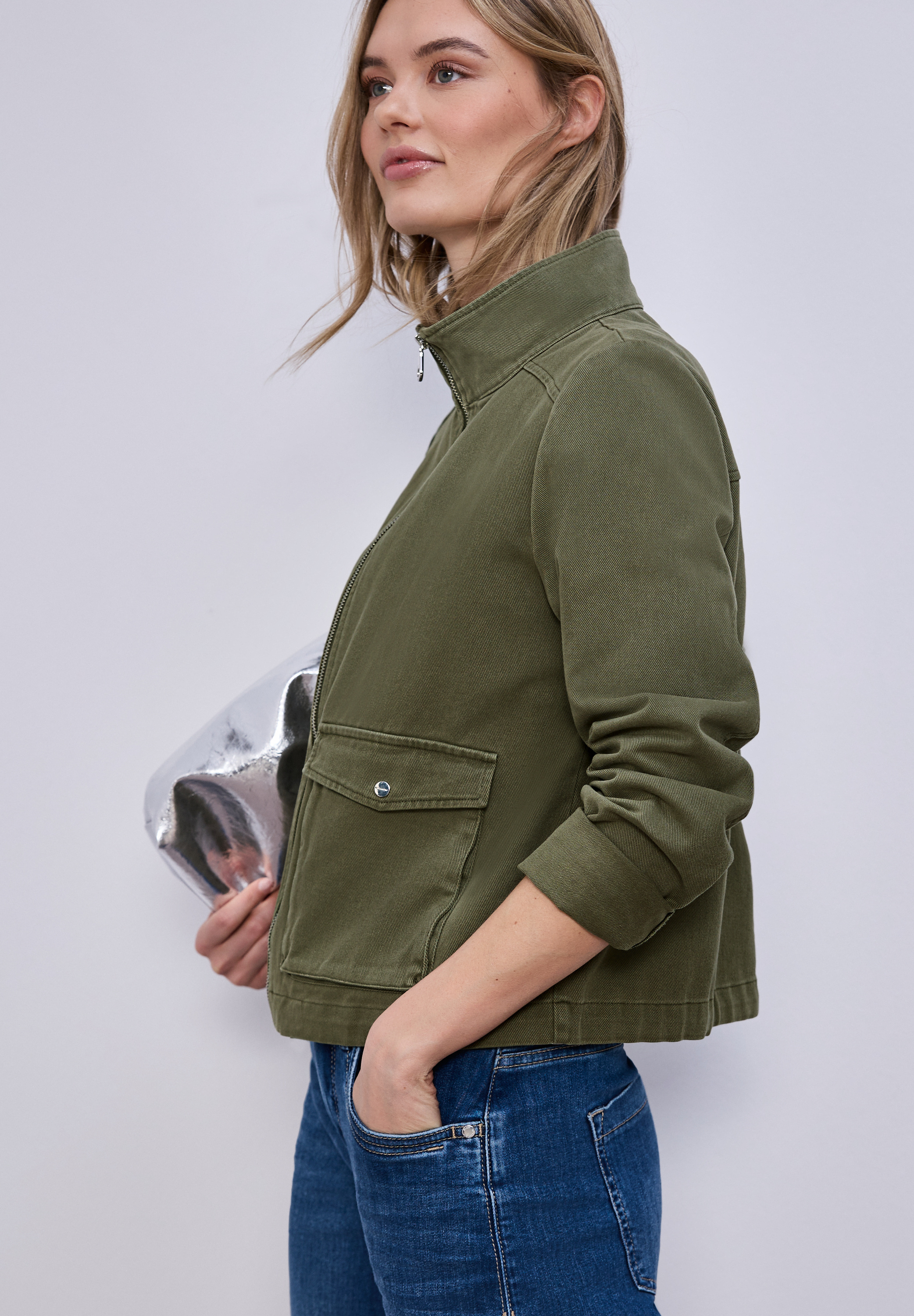 Washed-Look Jacke