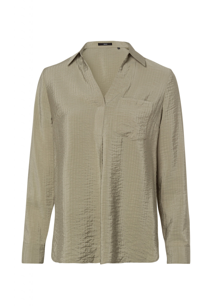 Bluse mit Hemdkragen