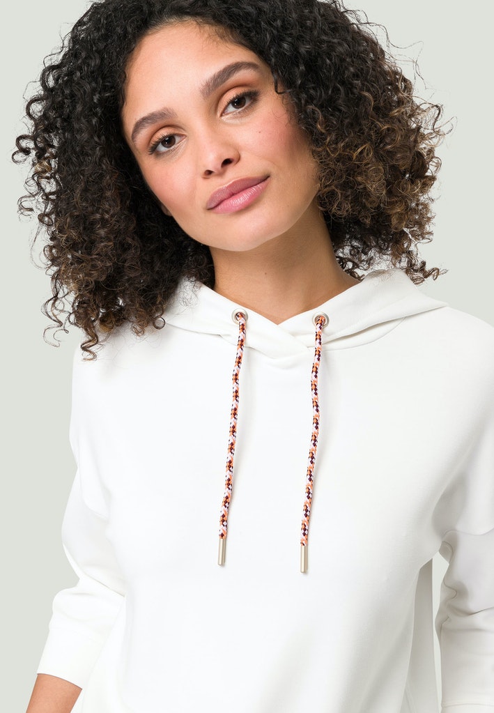 Sweatshirt mit farbigen Kordeln
