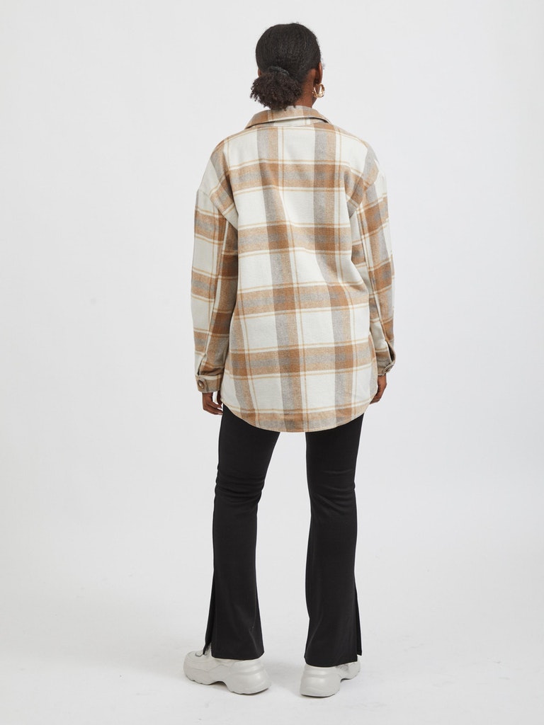VIKIMMI CHECK SHIRT  L/S JACKET - NOOS