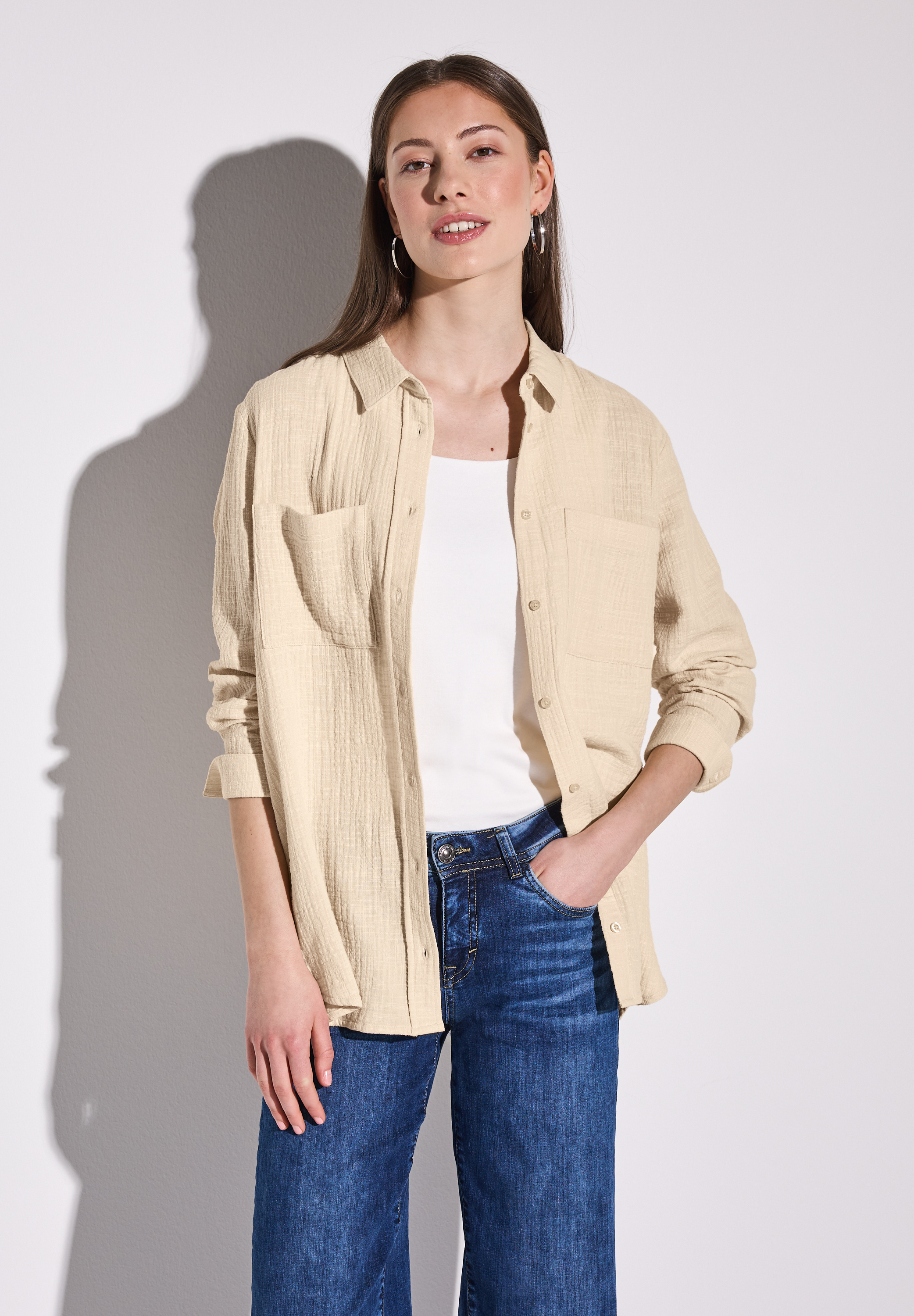 Hemdbluse mit Brusttaschen