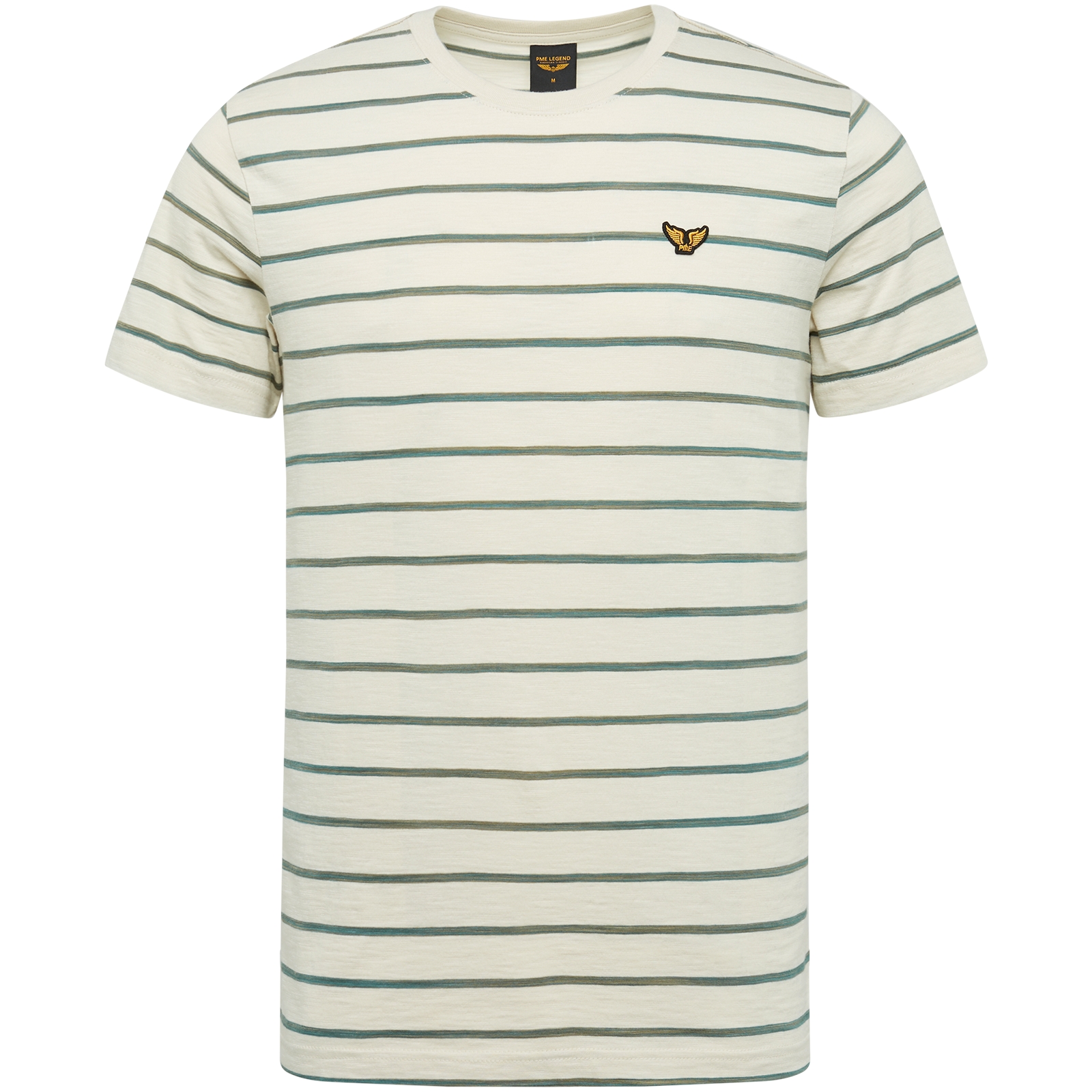 Short sleeve r-neck space yd striped jersey