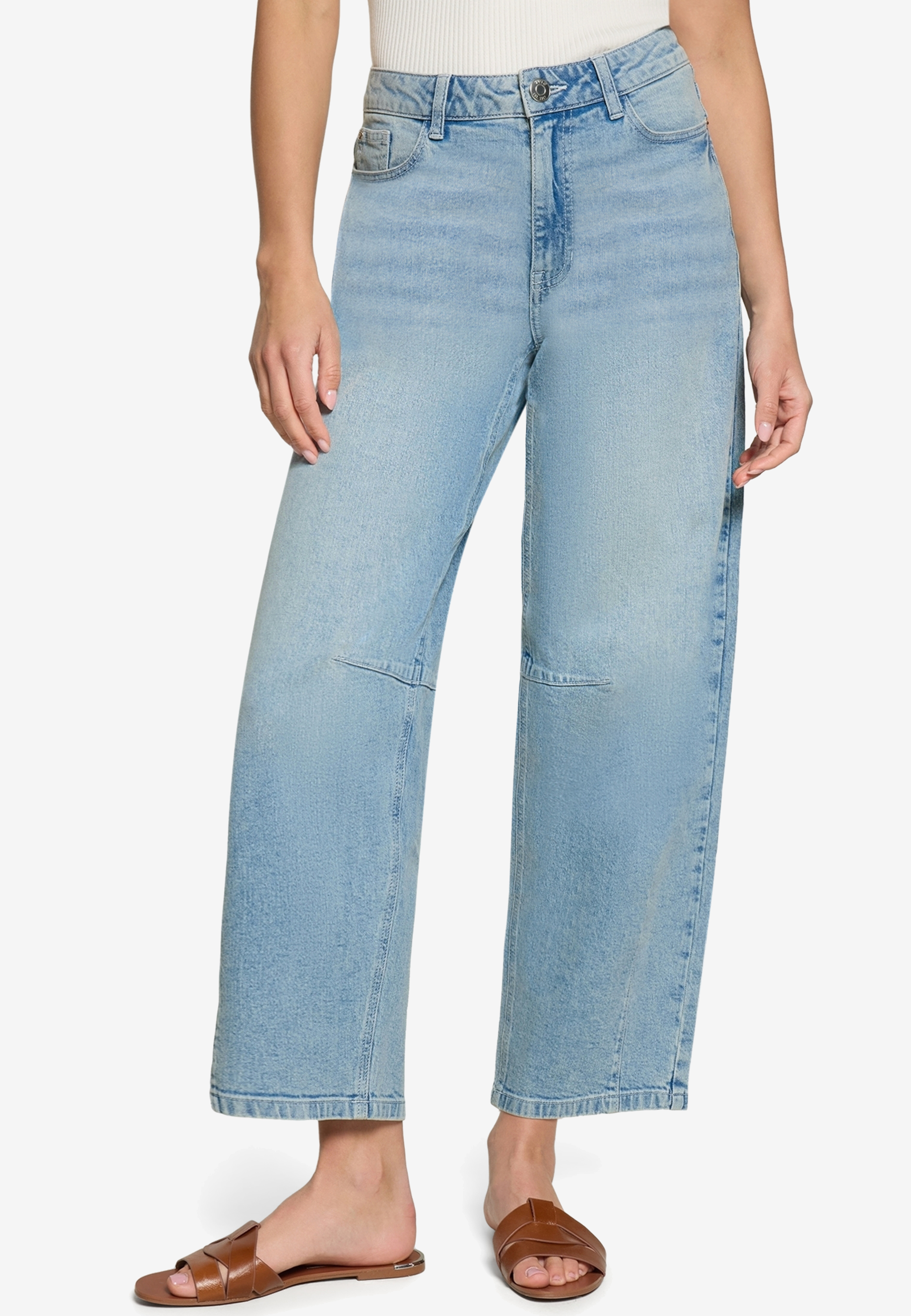 Barrel-Jeans  Mid Waist 29 Inch