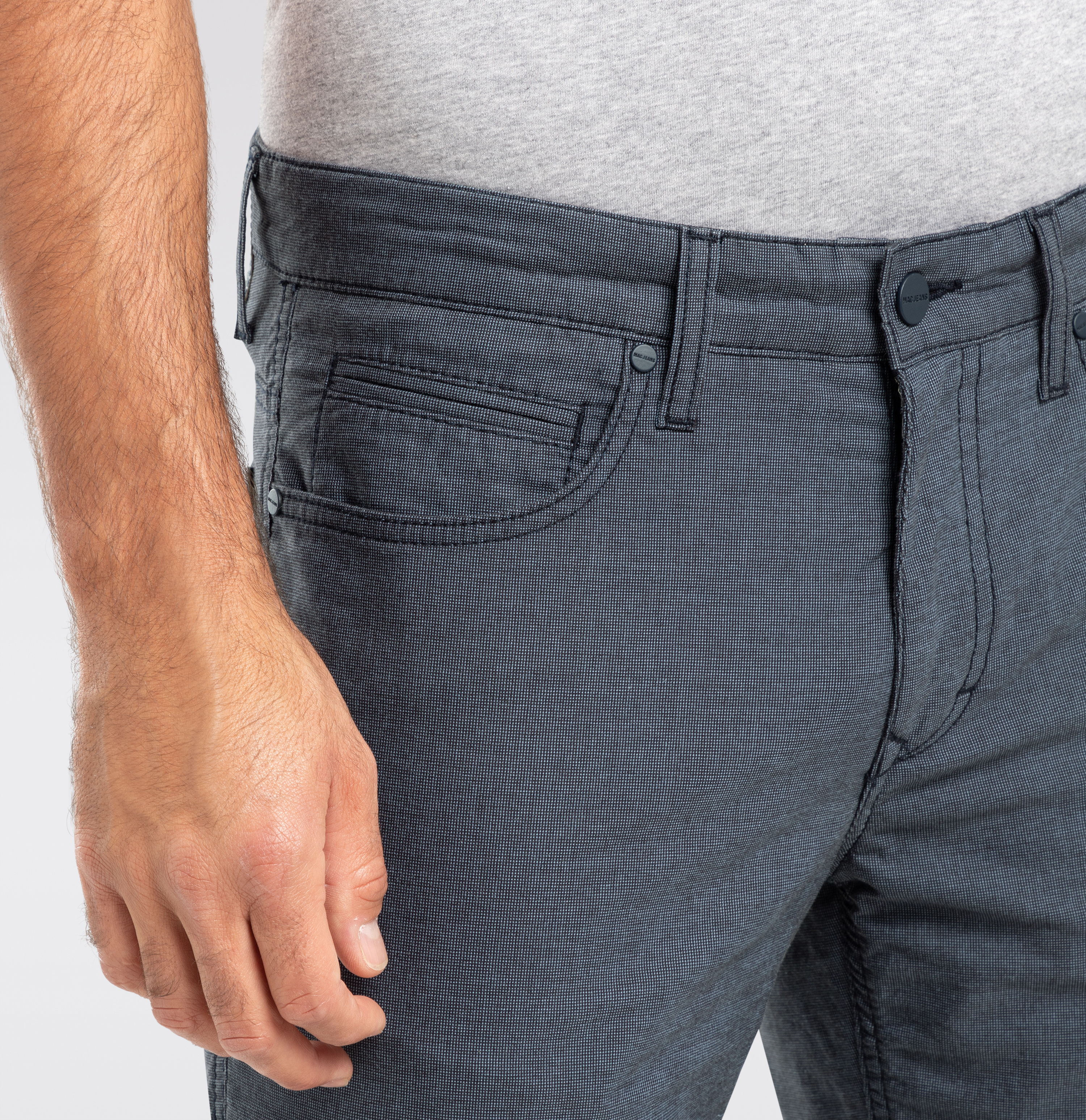 MAC JEANS - Arne, Summer Yarn Dyed Stretch