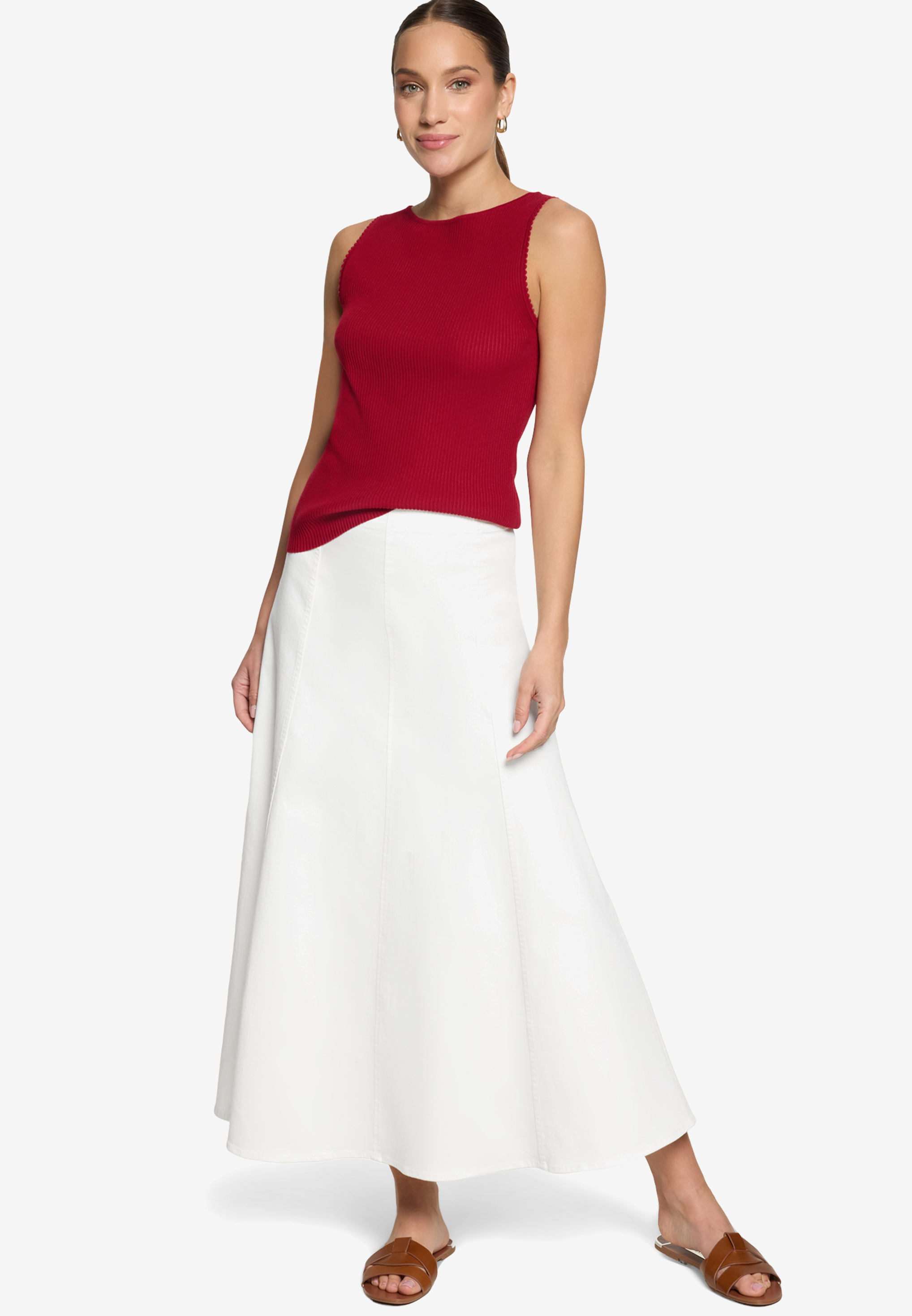 Stricktop  mit U-Boot Ausschnitt