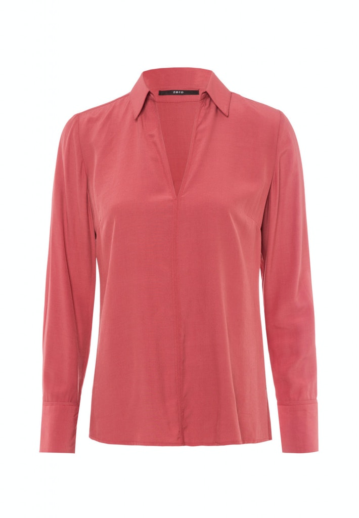 Bluse mit V-Ausschnitt