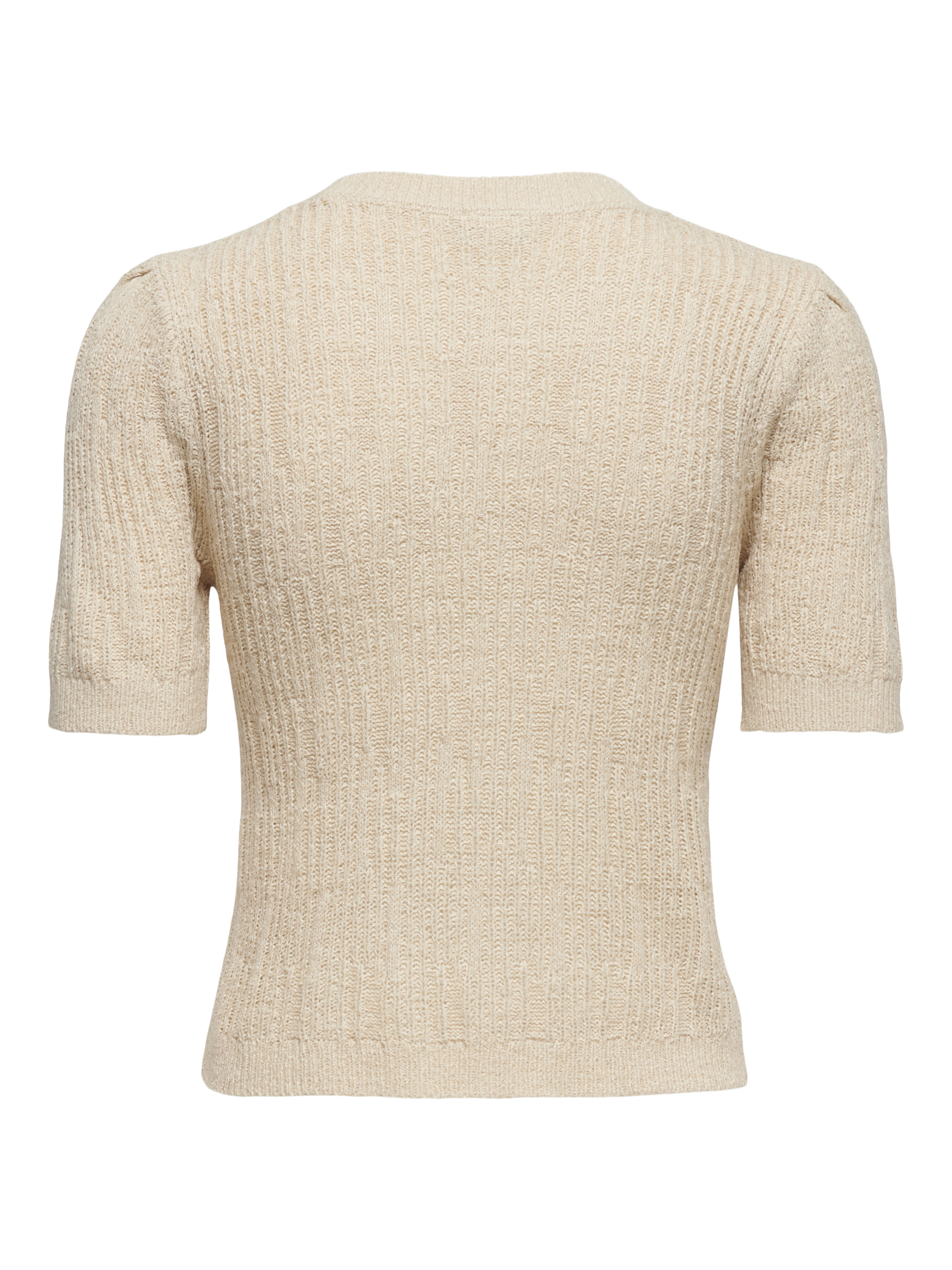 JDYDESHA S/S O-NECK STRUCTURE PULL KNT