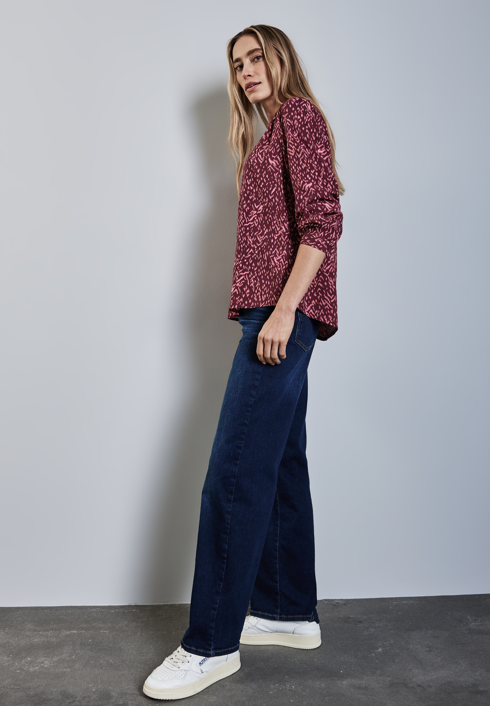 Bedruckte Bluse