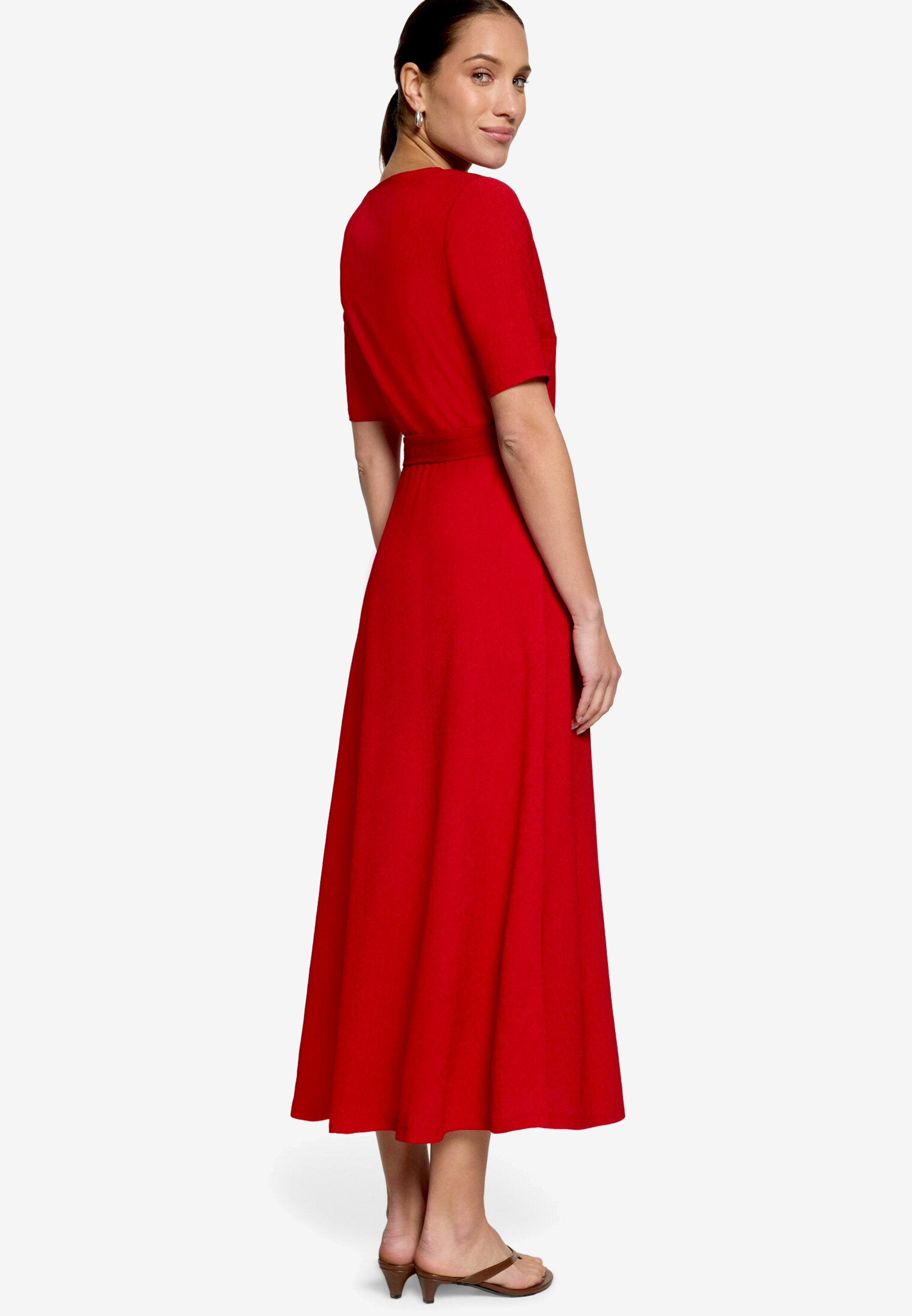 Jerseykleid mit Gürtel
