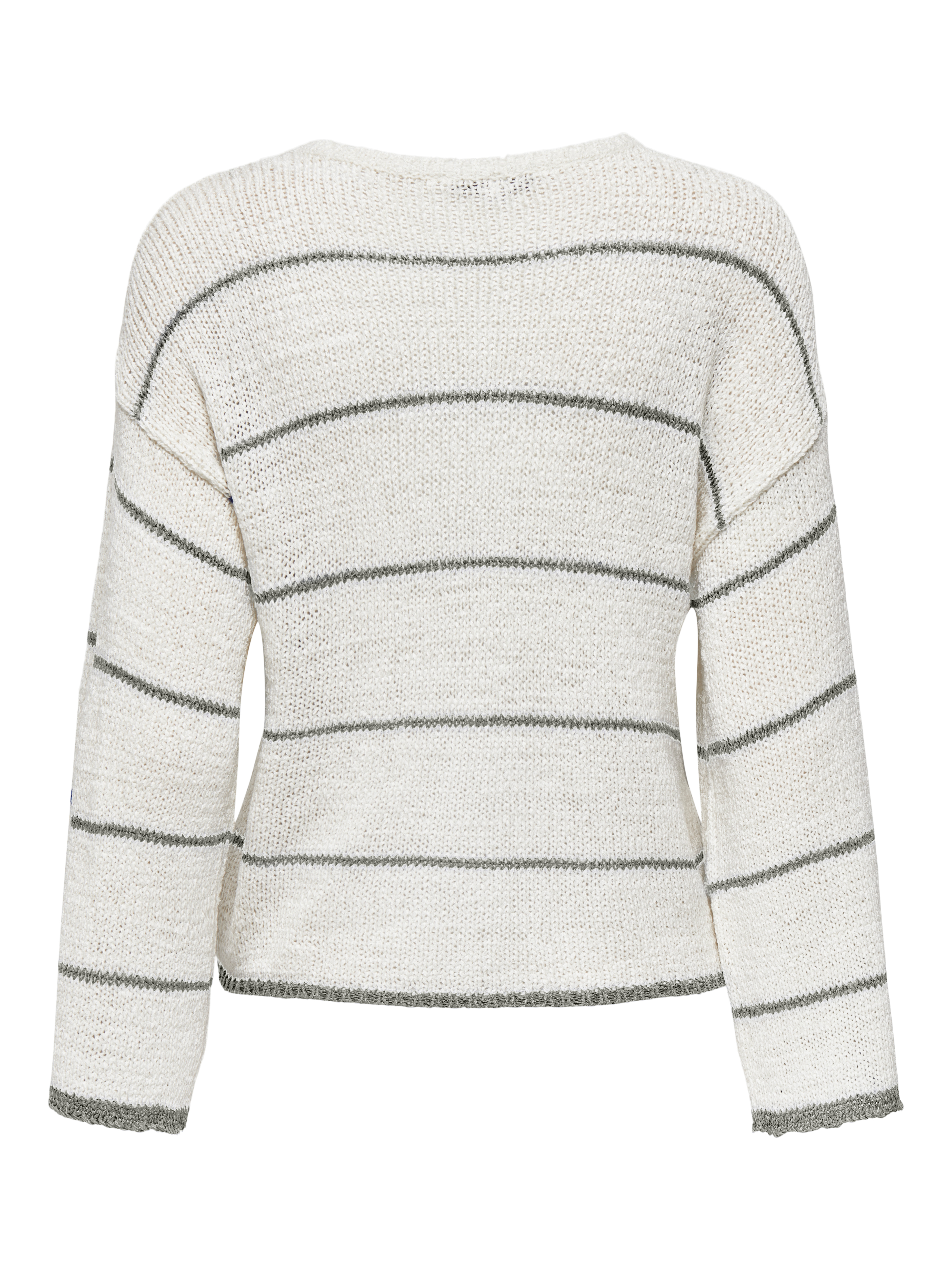 ONLGEENA 7/8 STRIPE O-NECK KNT