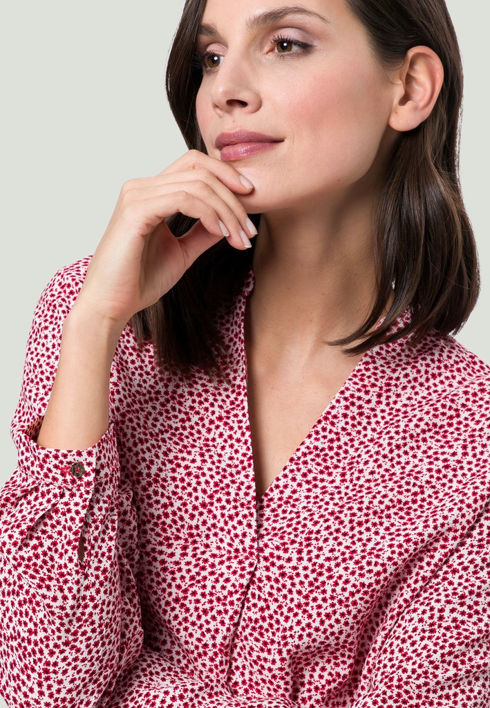 Bluse mit Blumendruck