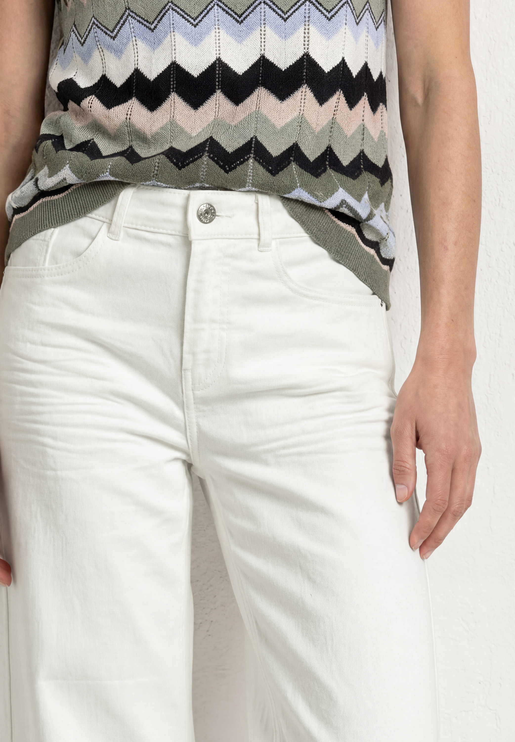 7/8 High Waist Wide Leg Jeans im Loose Fit