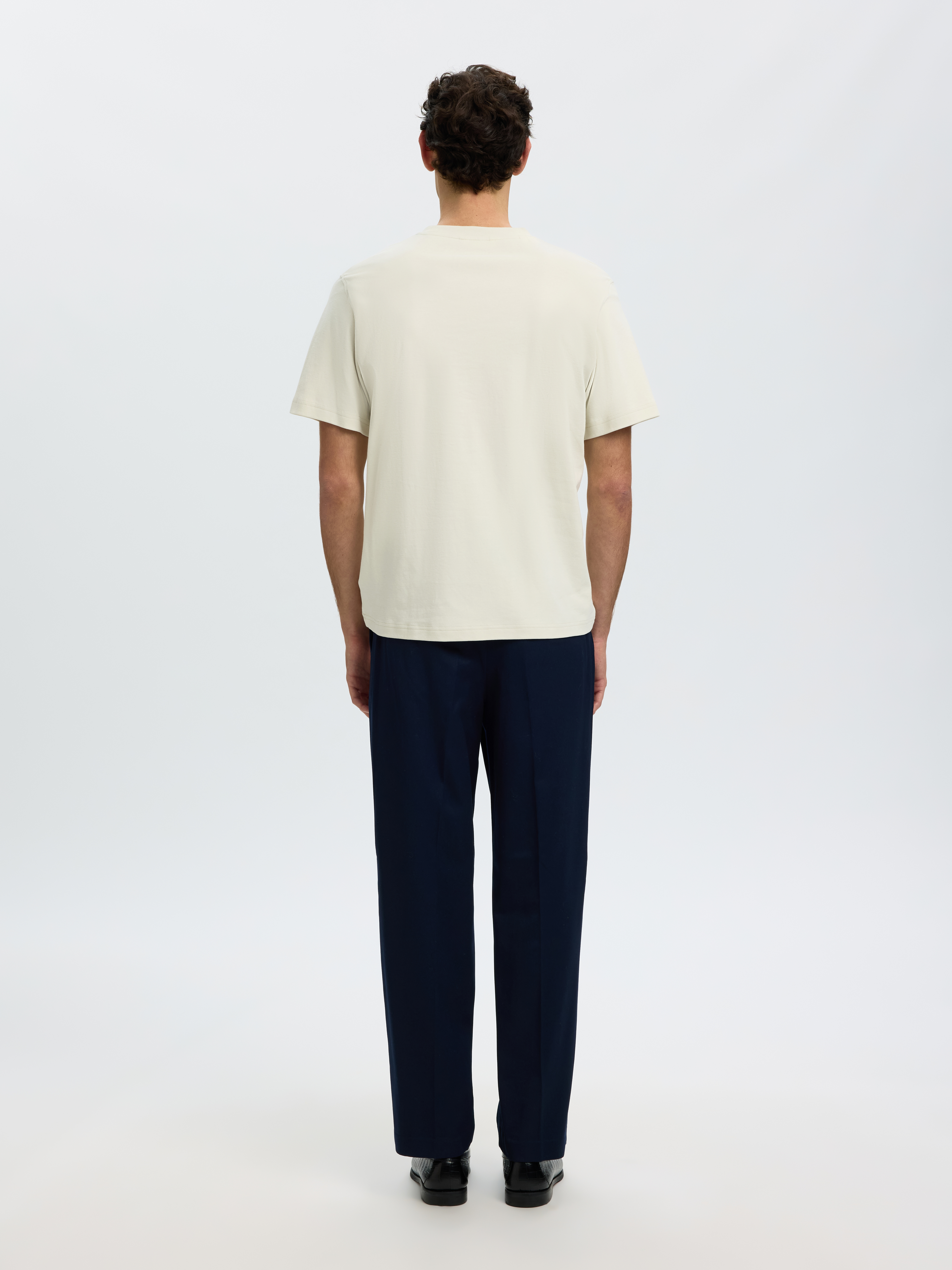 SLMTAJ MID WGT PEACH SS O-NECK TEE NOOS