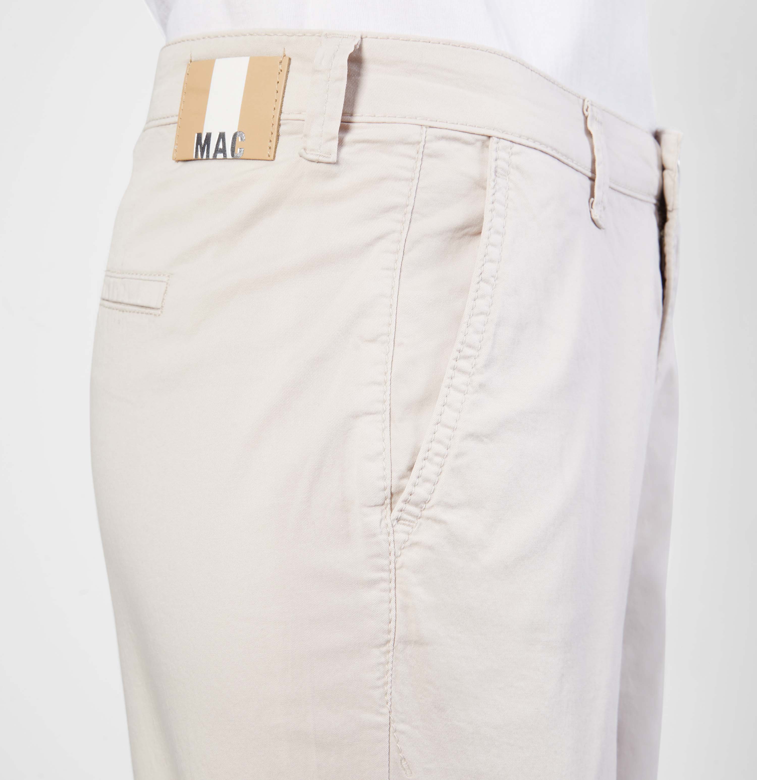 MAC JEANS - CHINO turn up, Authentic stretch gabardine