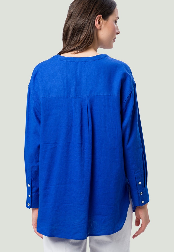 Leinenbluse Oversized