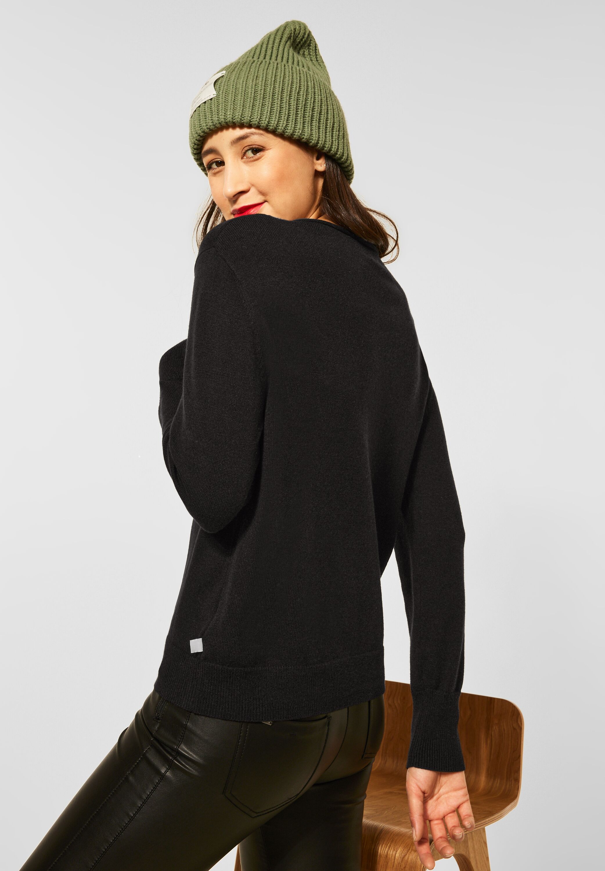 Pullover mit Stehkragen