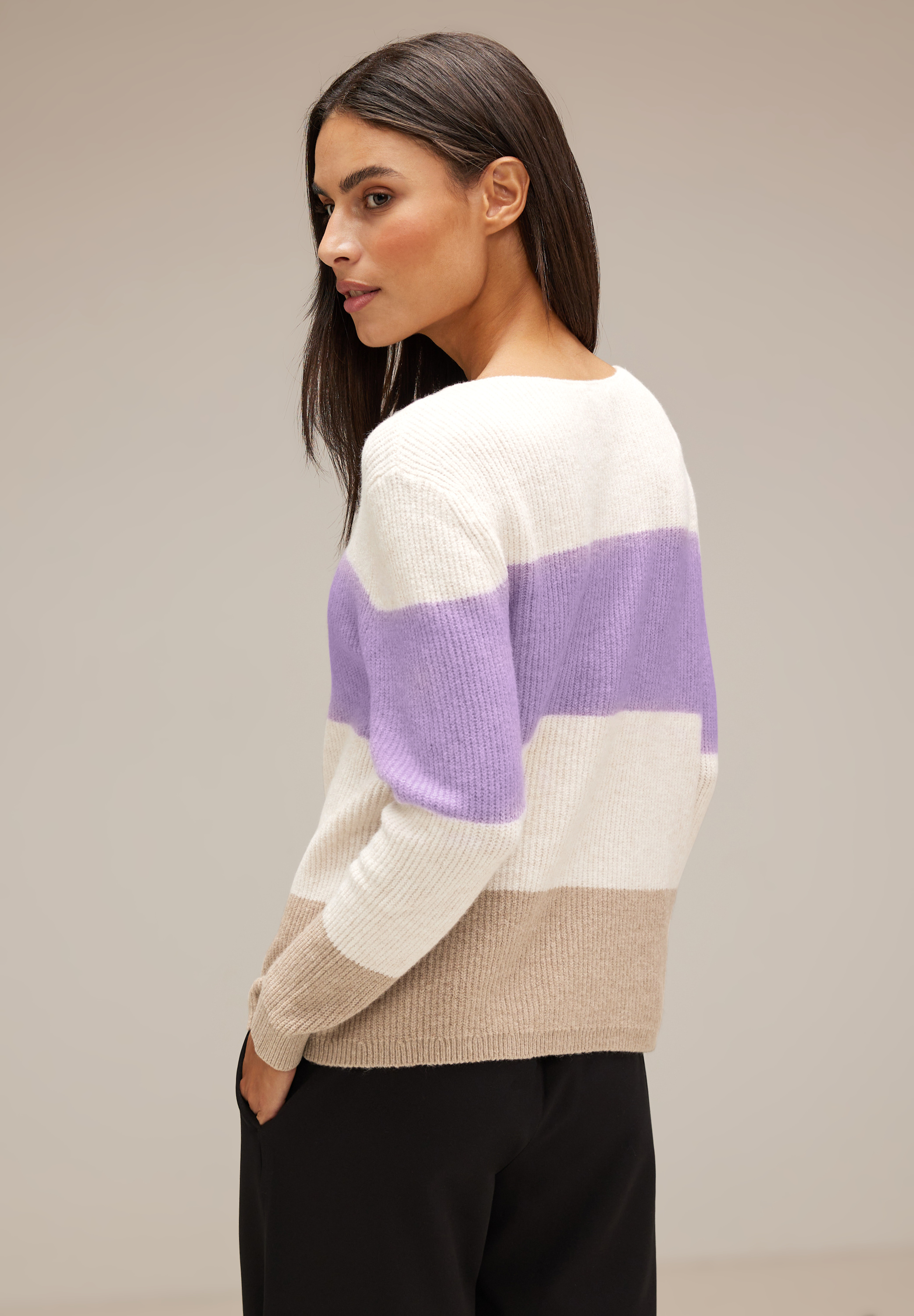 Blockstreifen Pullover