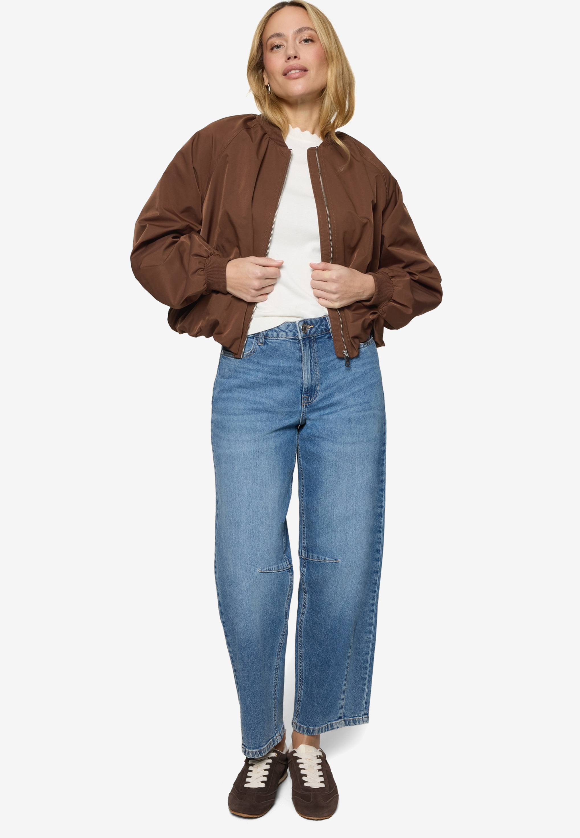Bomberjacke  mit Reißverschluss
