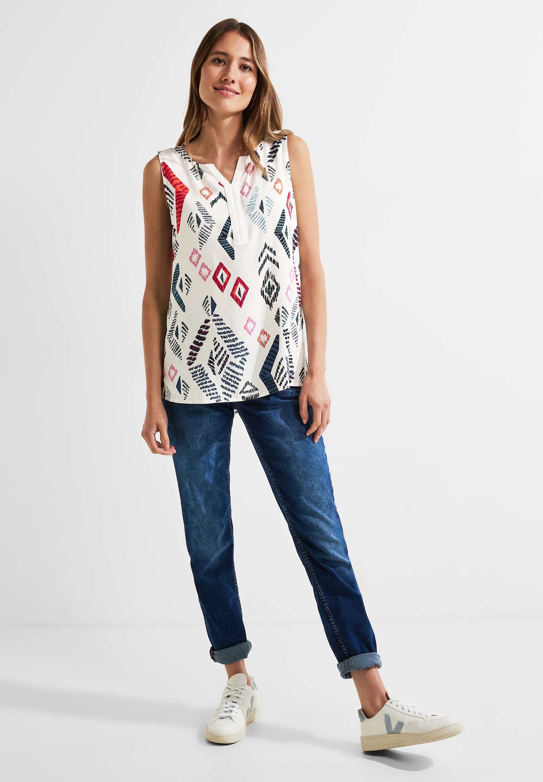 Multicolor Print Top