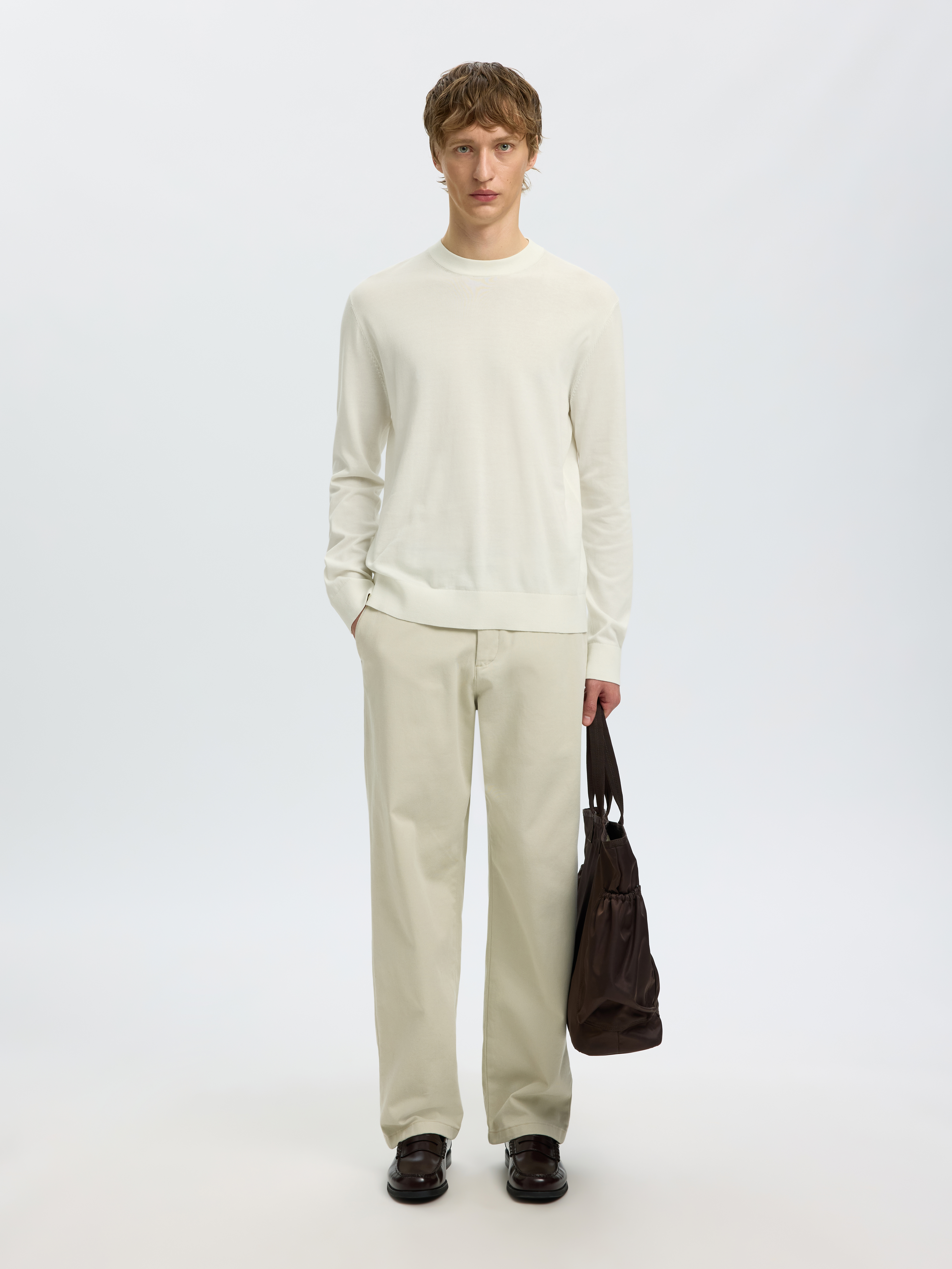 SLMTORINO LS KNIT CREW NECK NOOS