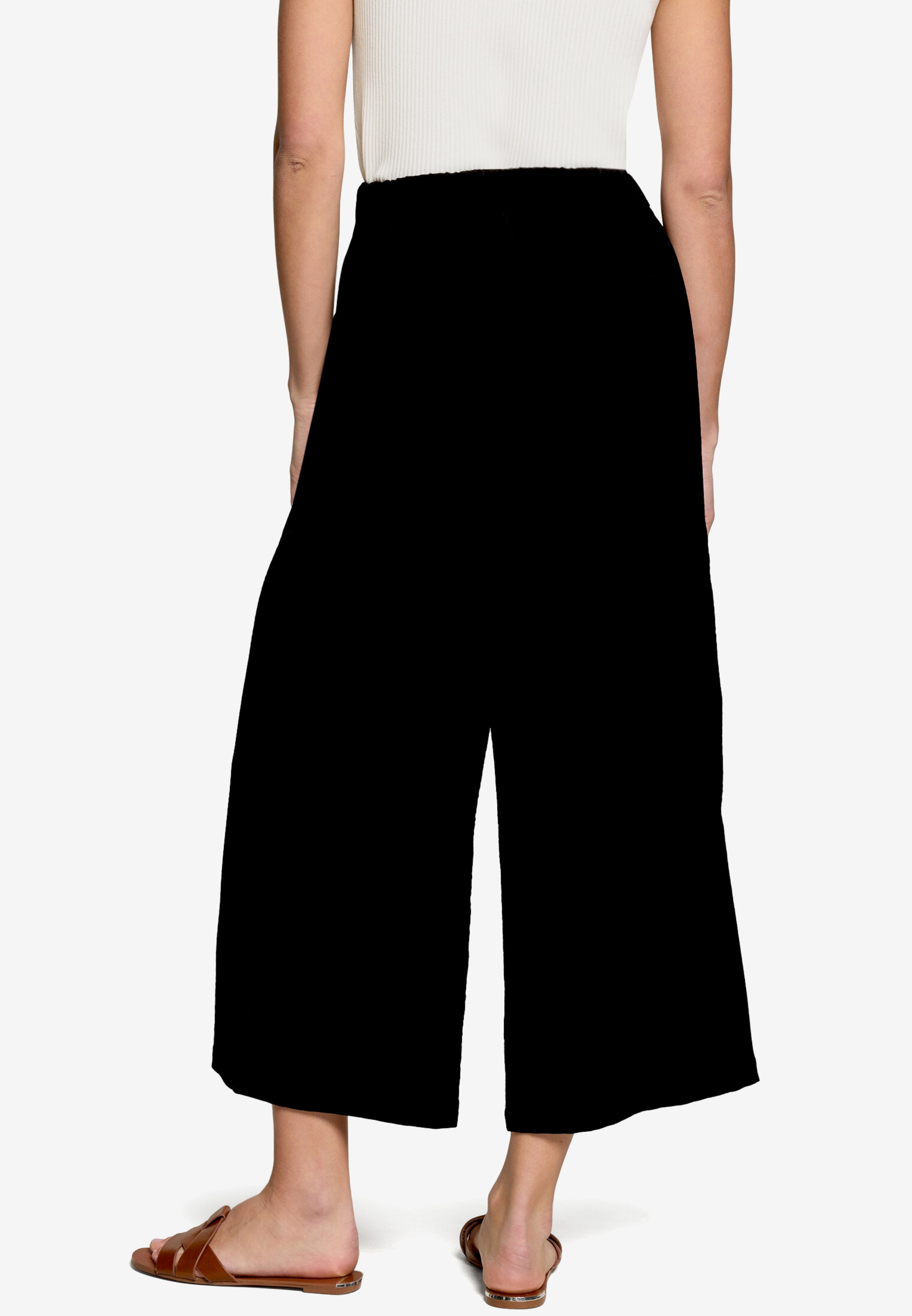 Stoffhose  7/8 Länge mit Schnalle