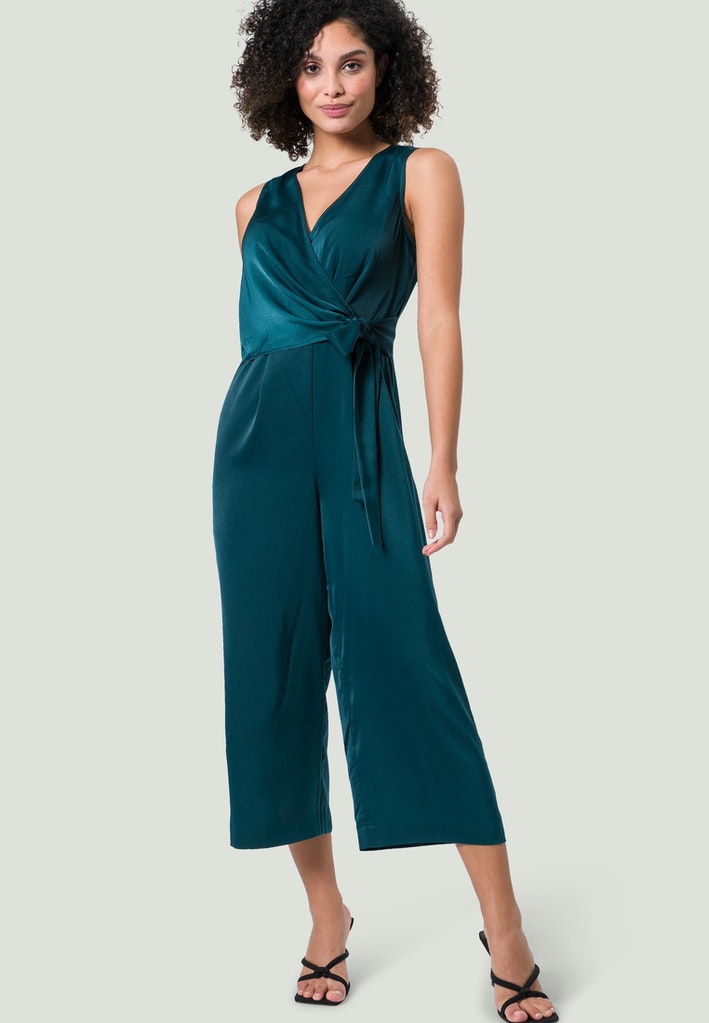 Jumpsuit mit Wickeloptik