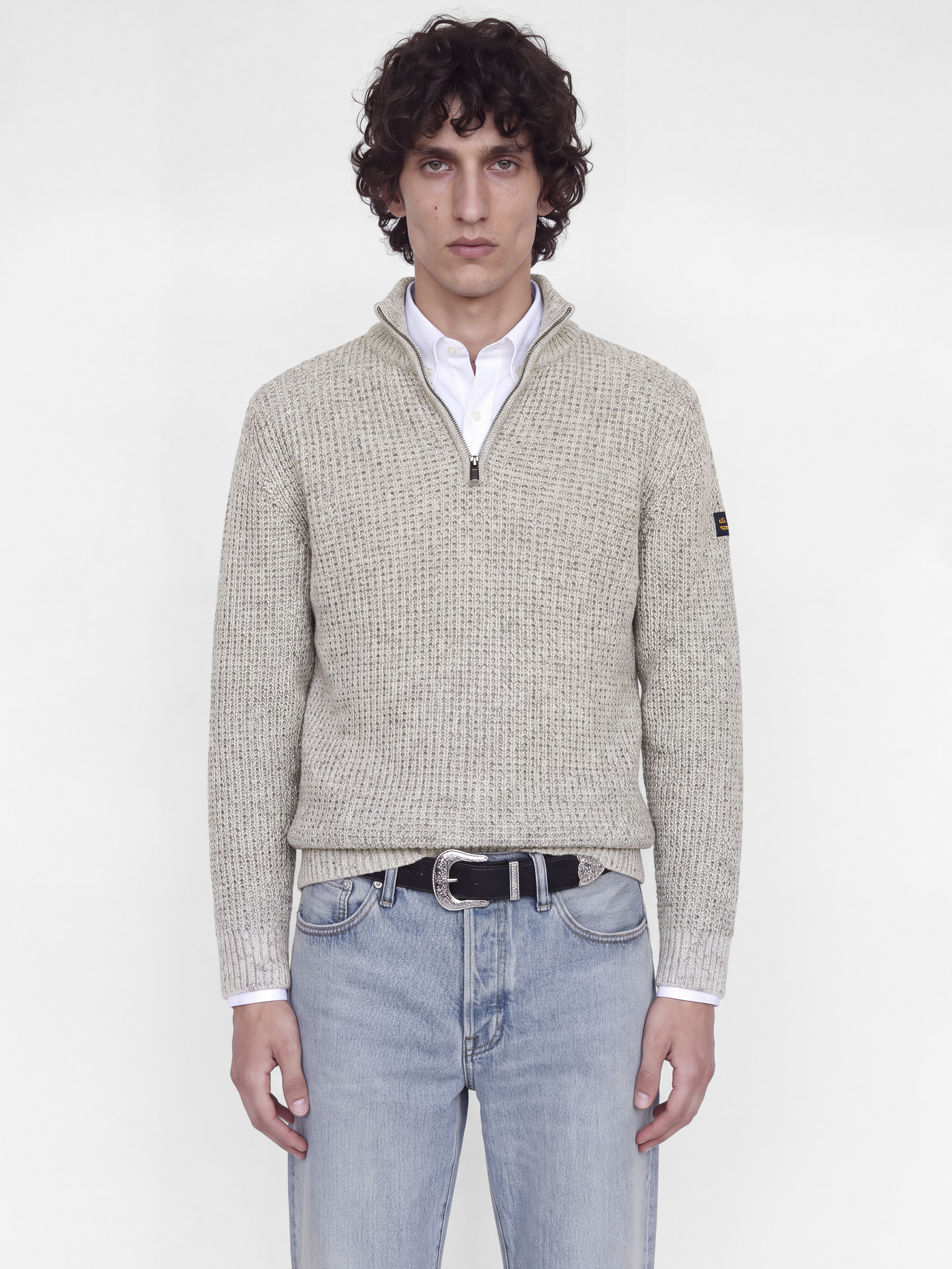 JJROOSTER KNIT HALF ZIP