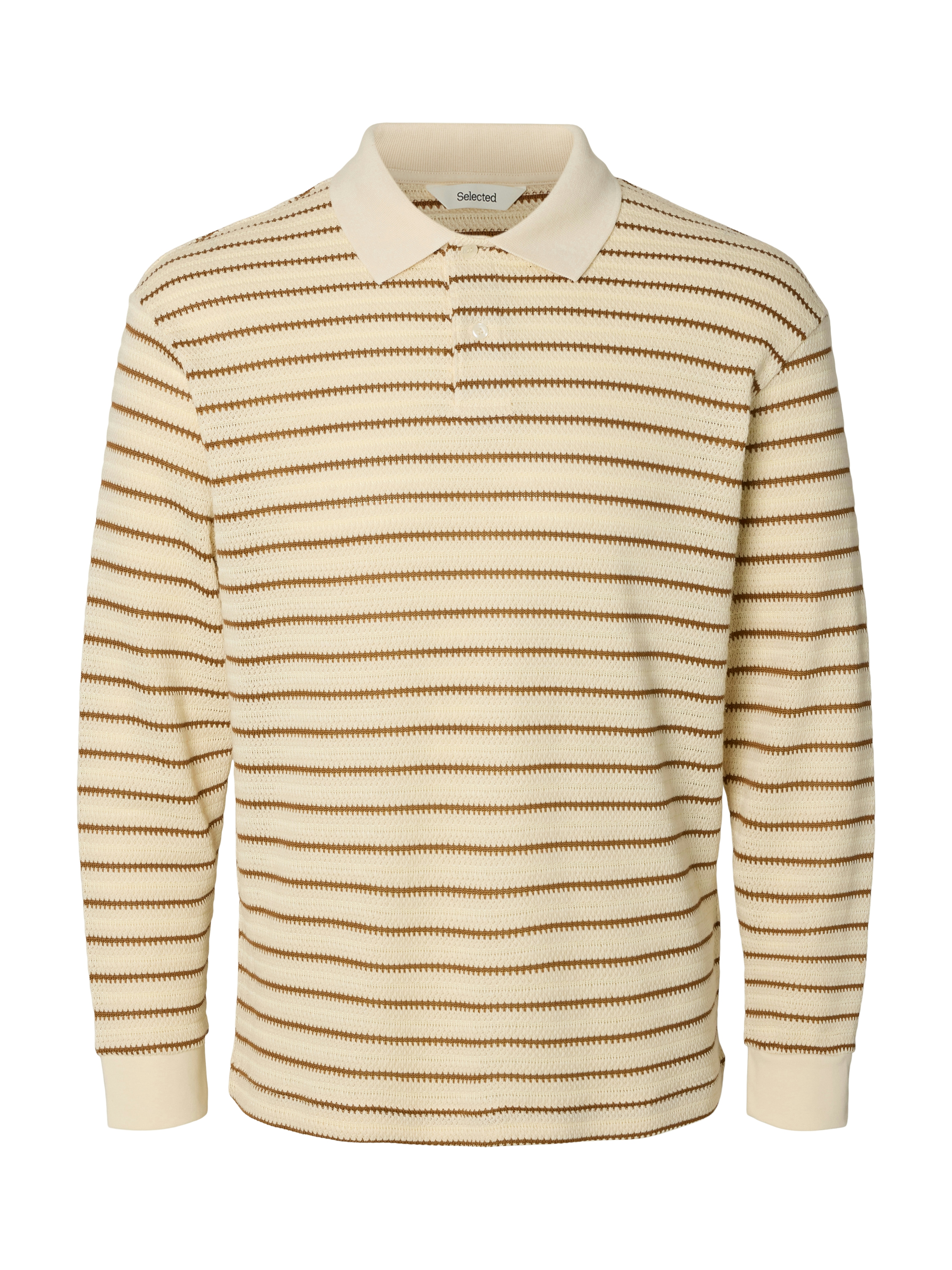 SLMRELAXLANDON JACQUARD LS POLO
