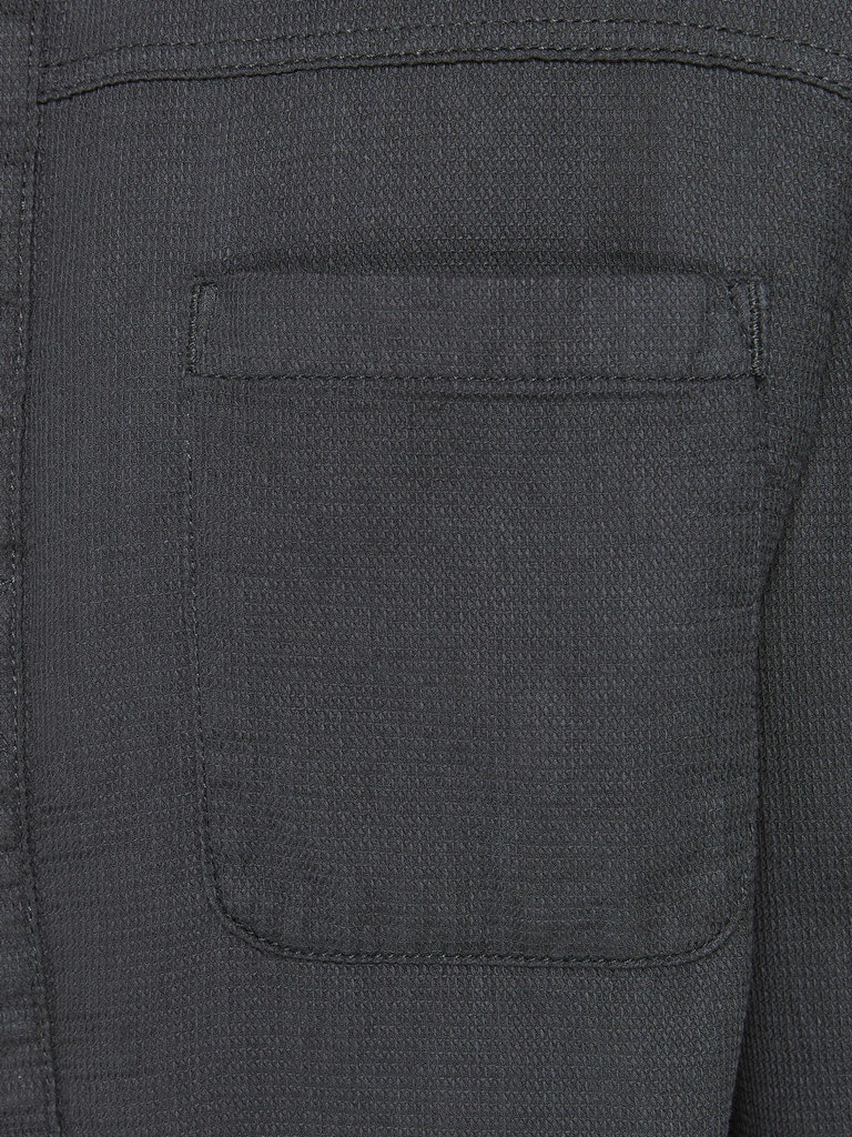 JCOACE WAFFLE SHIRT LS ONE POCKET