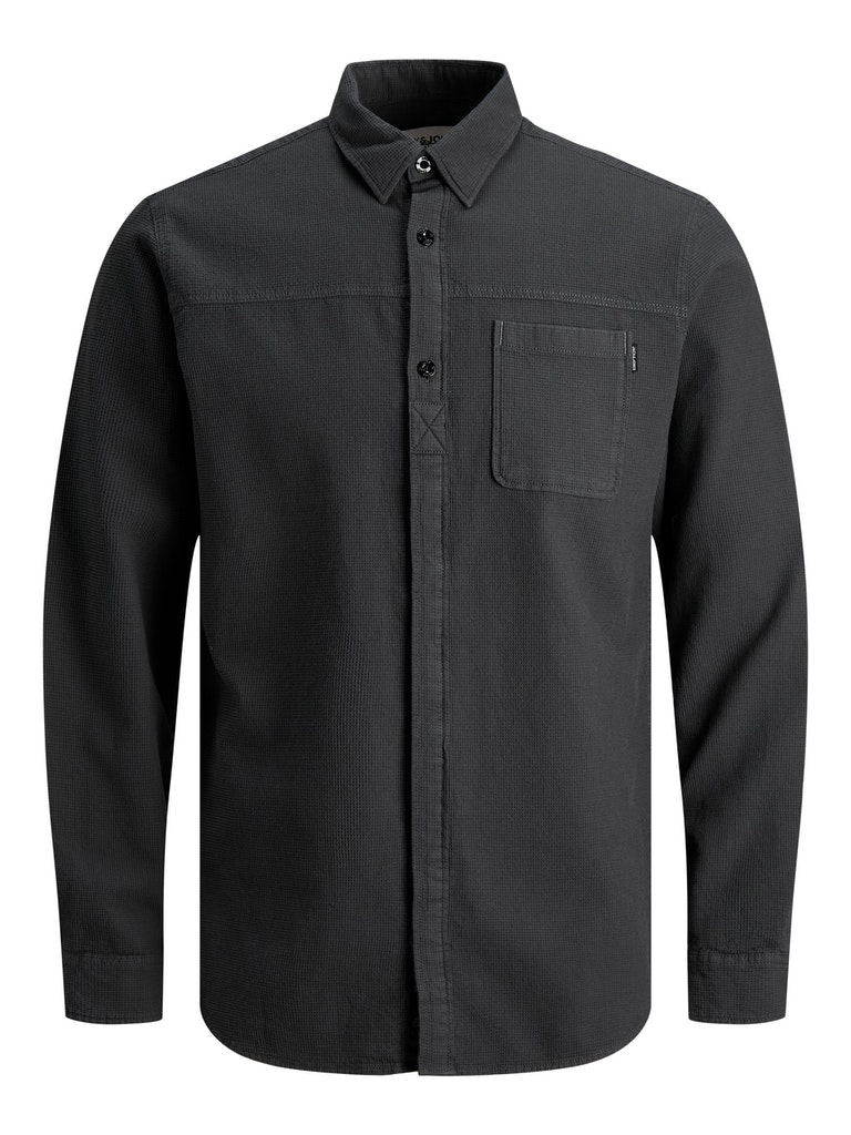 JCOACE WAFFLE SHIRT LS ONE POCKET