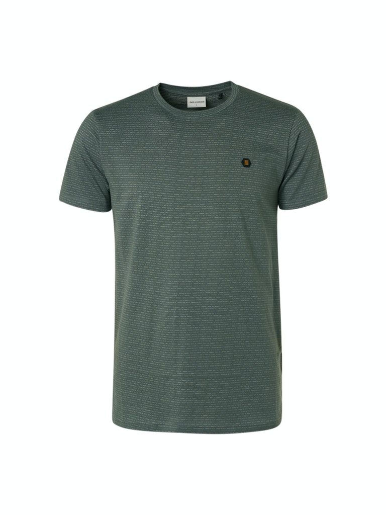 T-Shirt Crewneck 2 Colour Jacquard