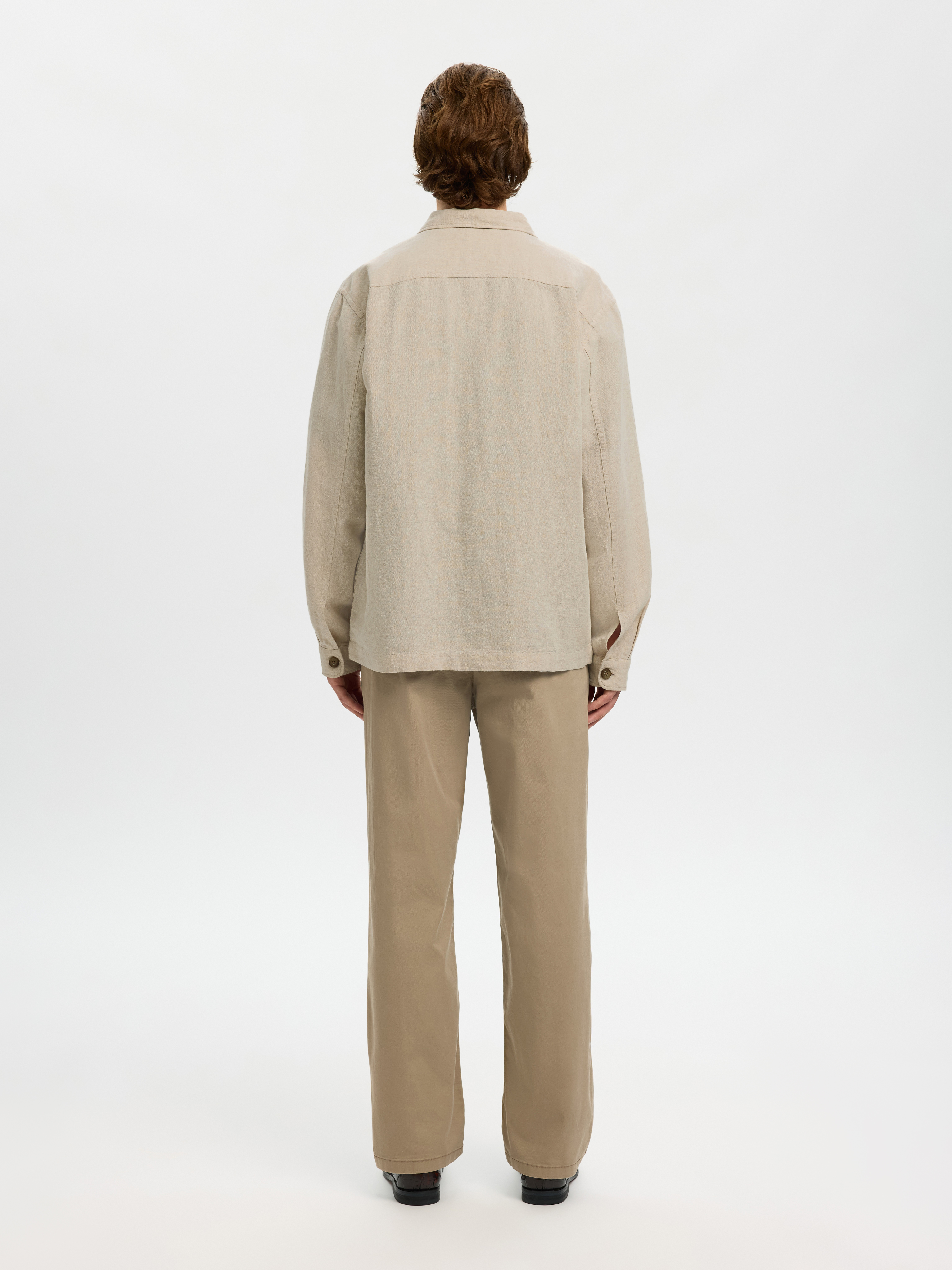 SLMOTTO LEROY LINEN BLEND OVERSHIRT NOOS