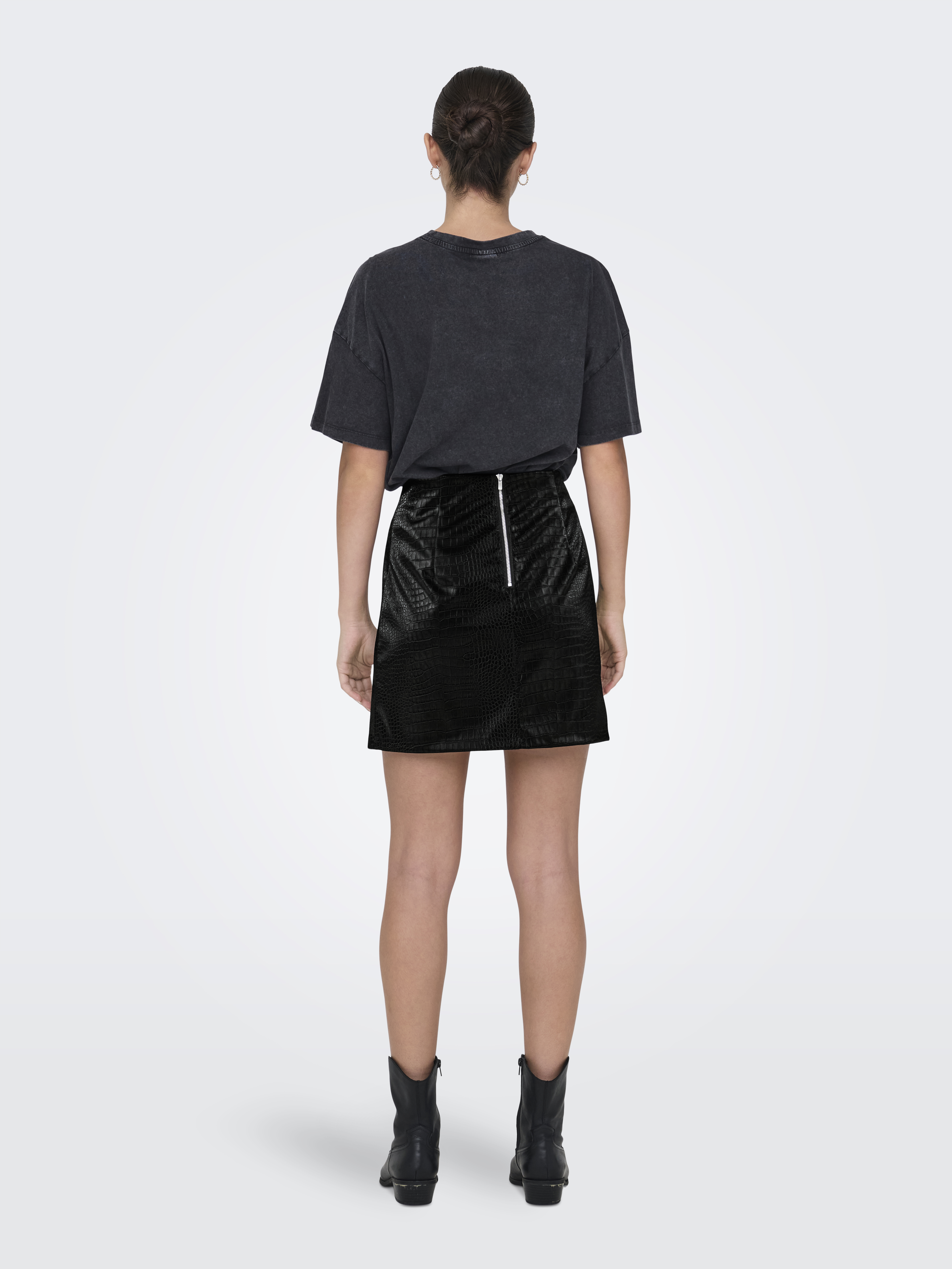 JDYALMA PU CROCO SKIRT WVN