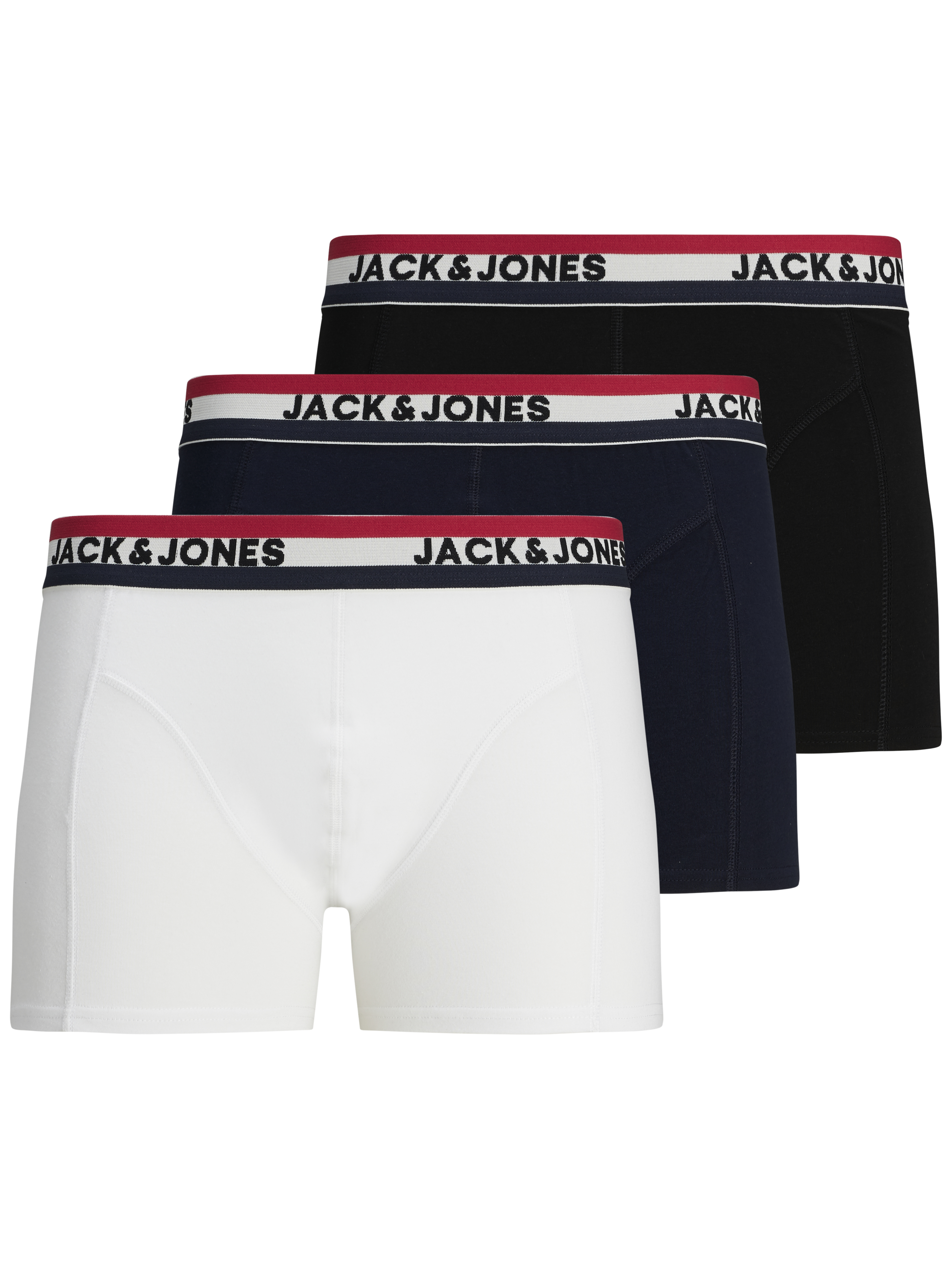 JACWAISTBAND STRIB TRUNKS 3 PACK LN STYD